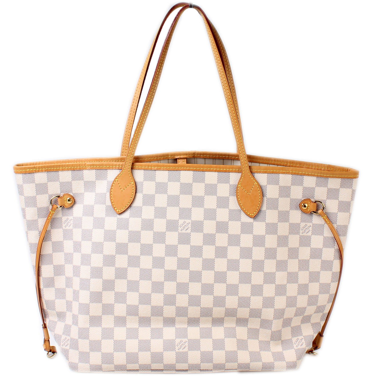 Louis Vuitton Neverfull MM Azur Damier Tote Bag Azur 39