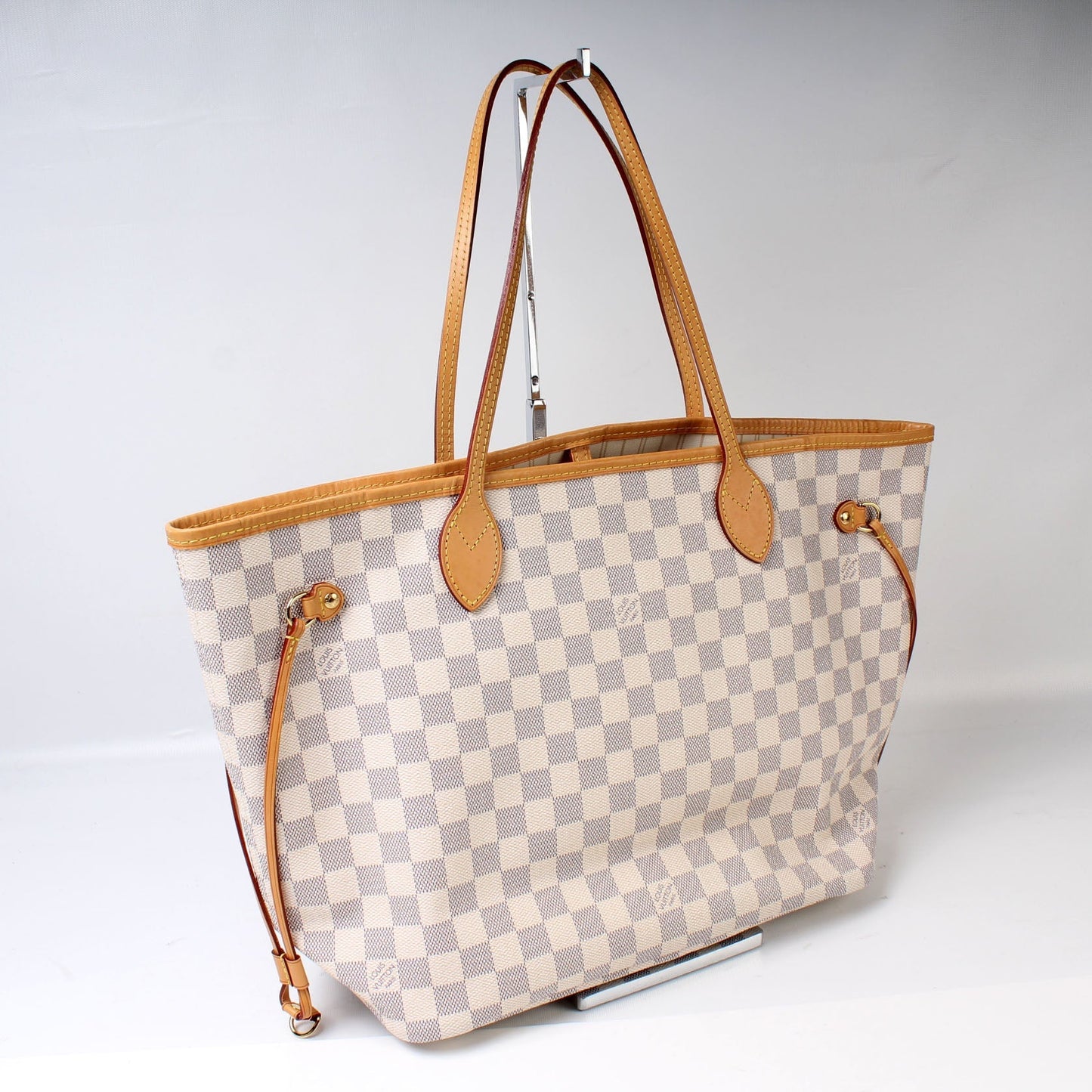 Louis Vuitton Neverfull MM Azur Damier Tote Bag Azur 39