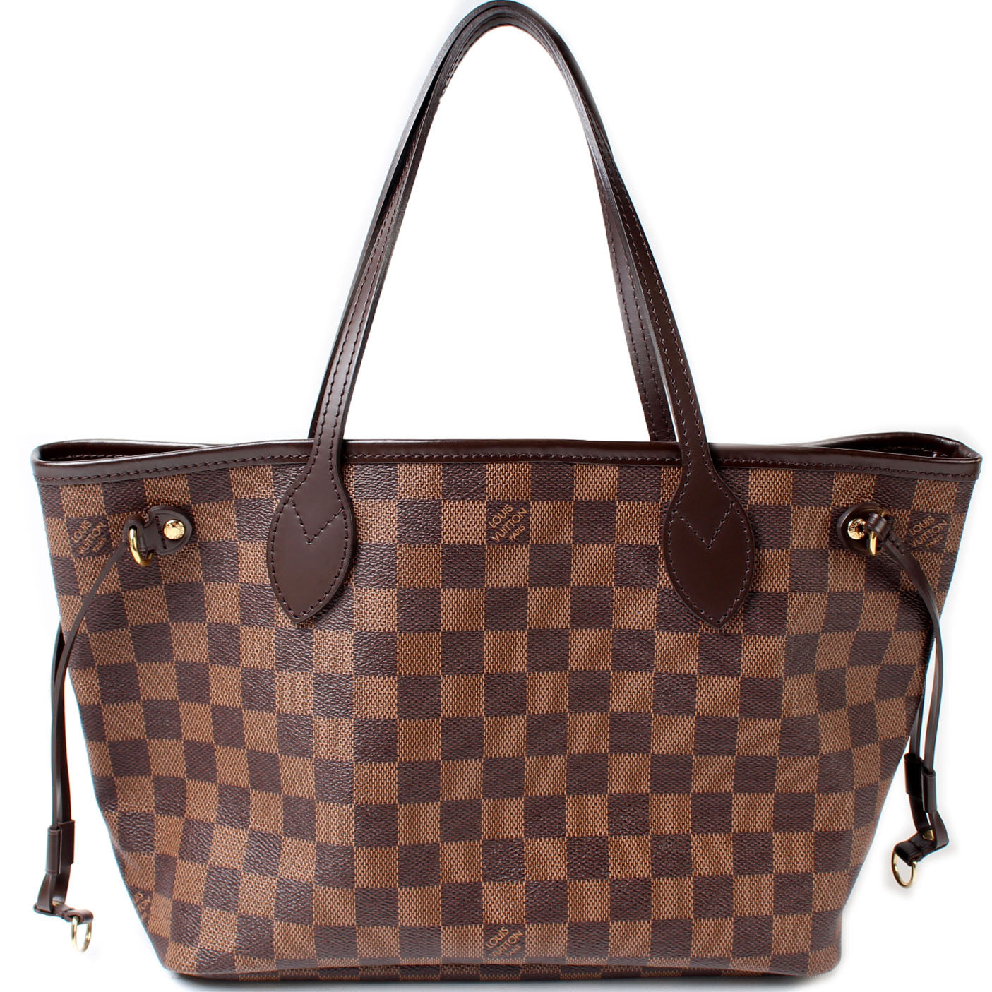 Louis Vuitton Neverfull PM Ebene Damier Tote Bag