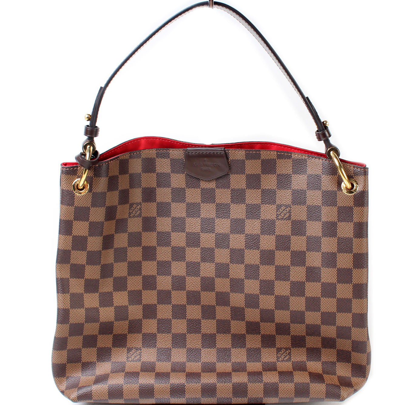Louis Vuitton Graceful PM Ebene Damier Handbag Ebene 84Dc7160