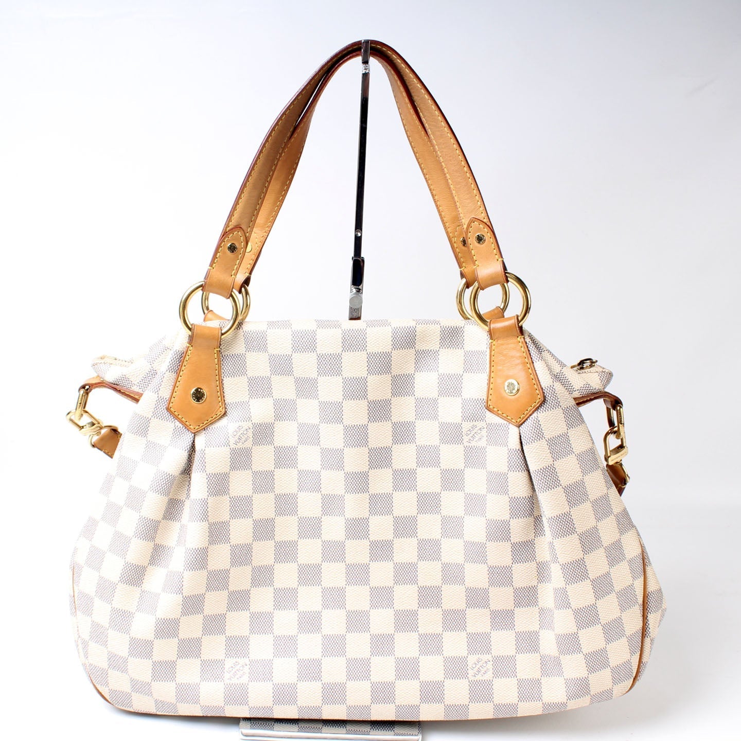 Louis Vuitton Evora MM Azur Damier Handbag Azur 3