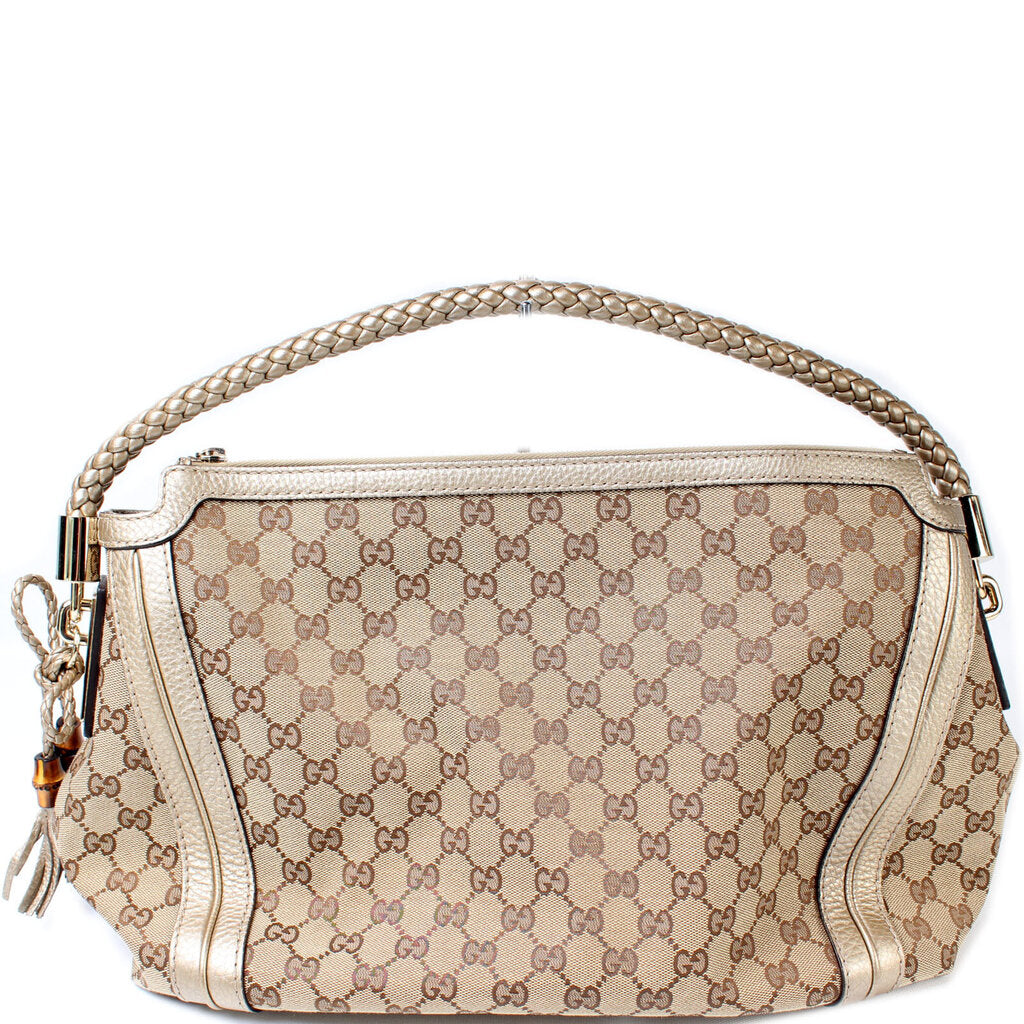 Gucci Bella Zip Top Handle Travel Bag