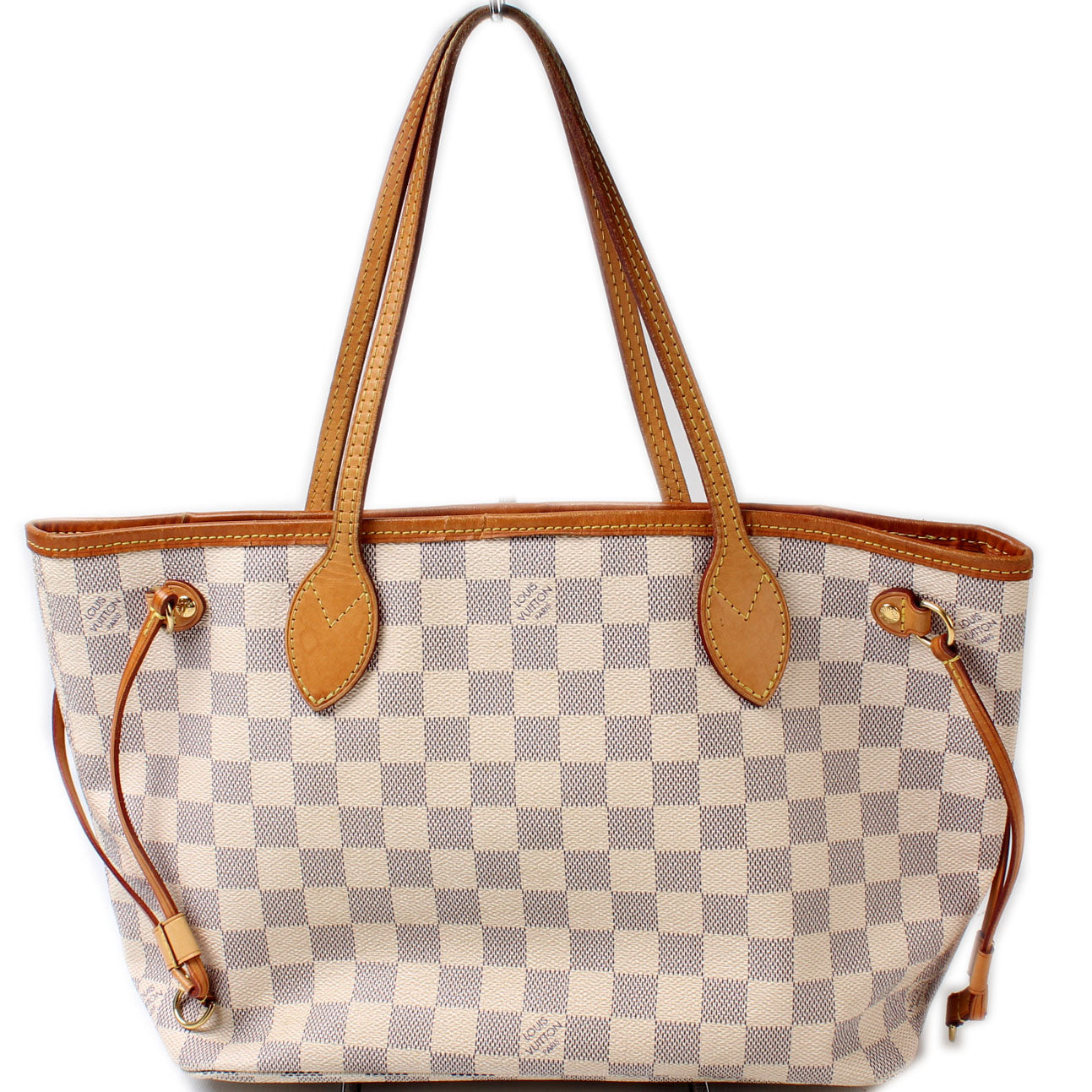Louis Vuitton Neverfull PM Azur Damier Tote Bag