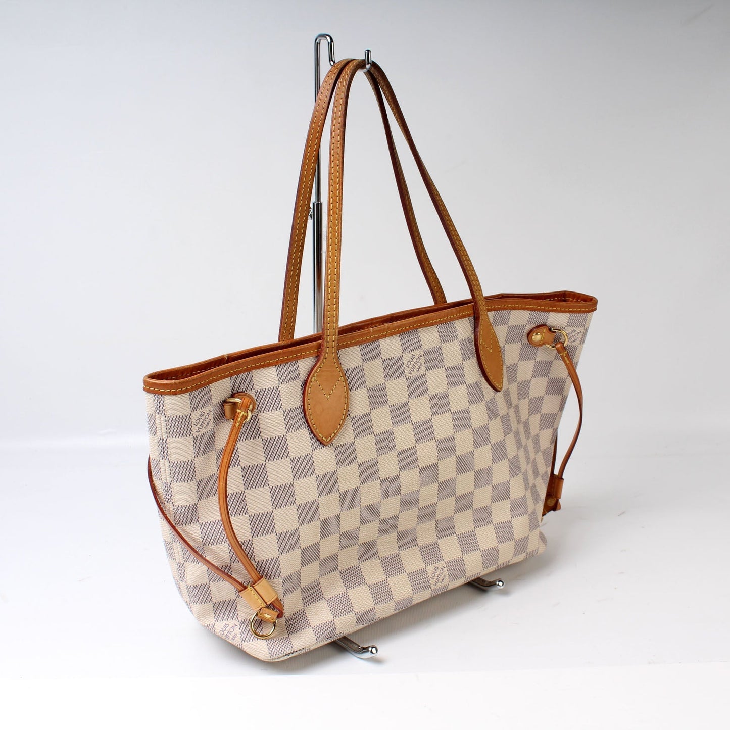 Louis Vuitton Neverfull PM Azur Damier Tote Bag