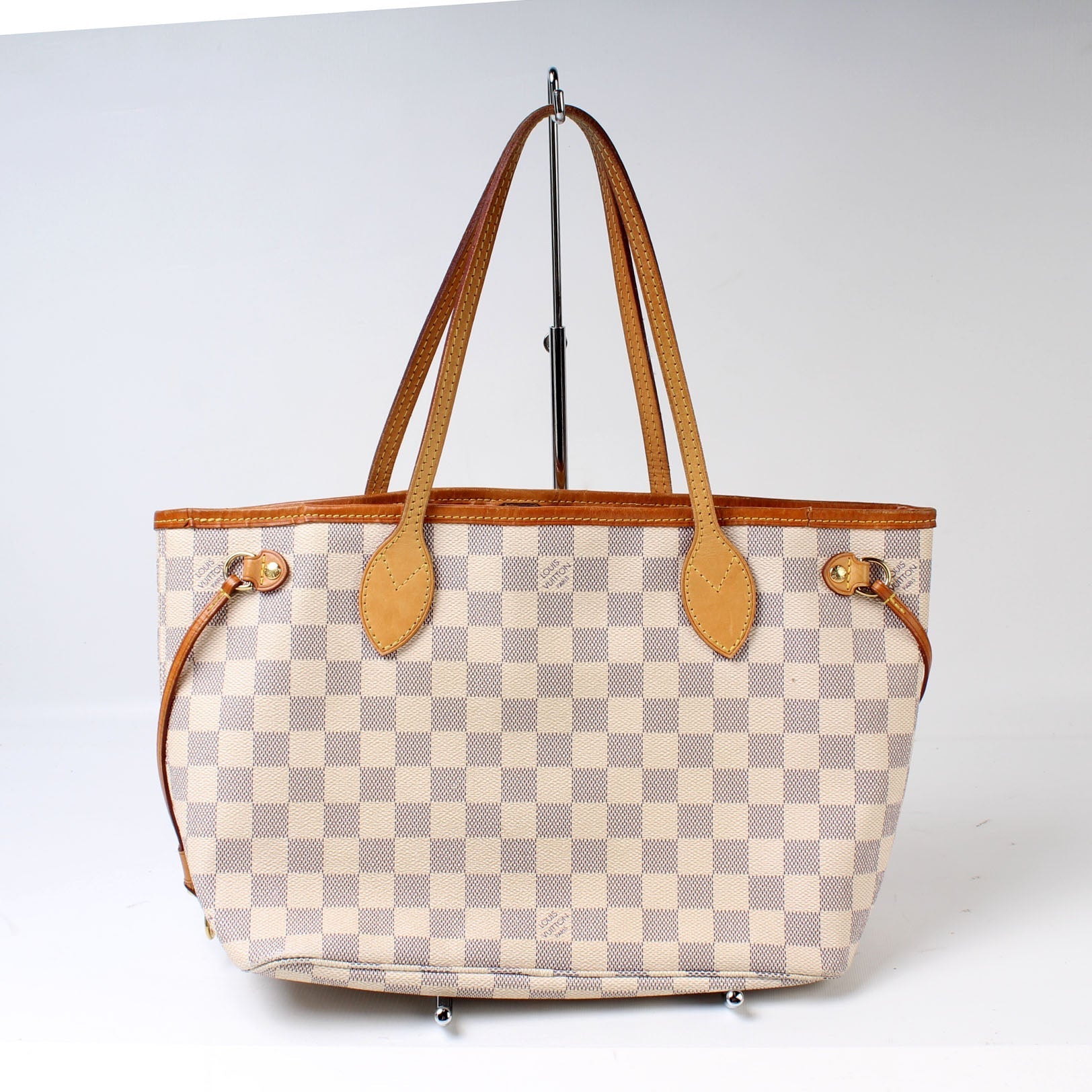 Louis Vuitton Neverfull PM Azur Damier Tote Bag