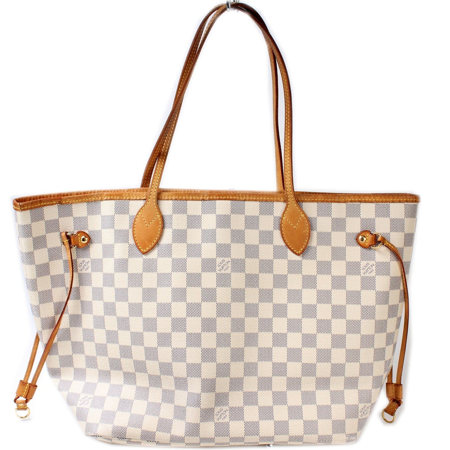 Louis Vuitton Neverfull MM Azur Damier Tote Bag Azur 44
