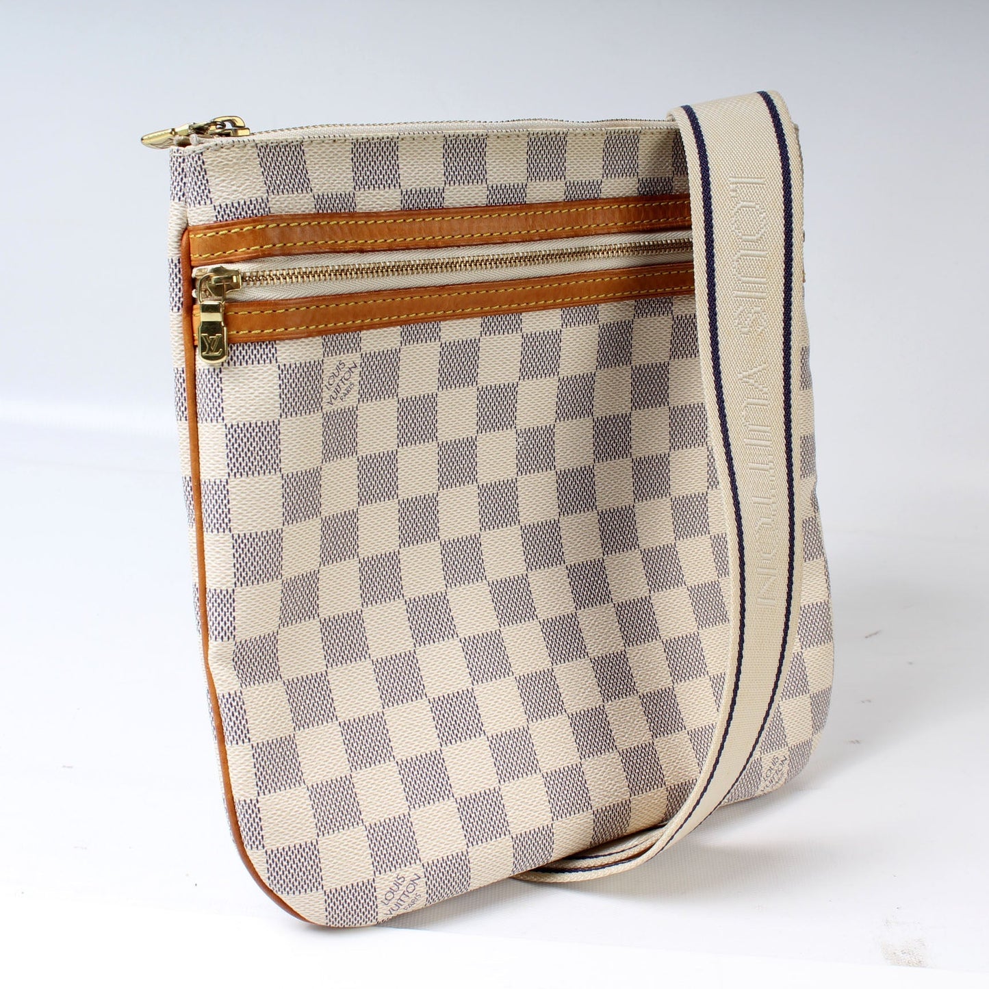 Louis Vuitton Pochette Bosphore Azur Damier Clutch Bag Azur 9