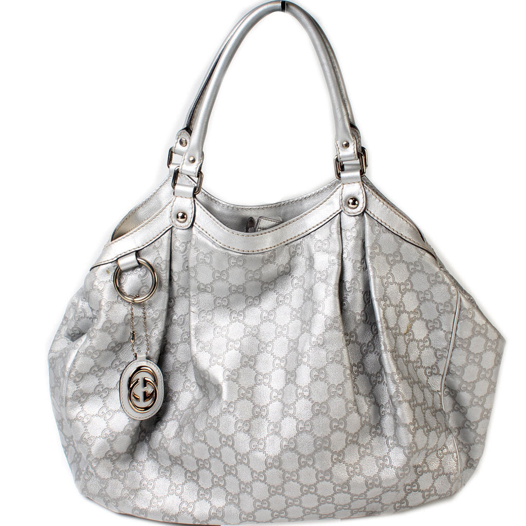 Gucci Sukey GG sima Large Travel Bag