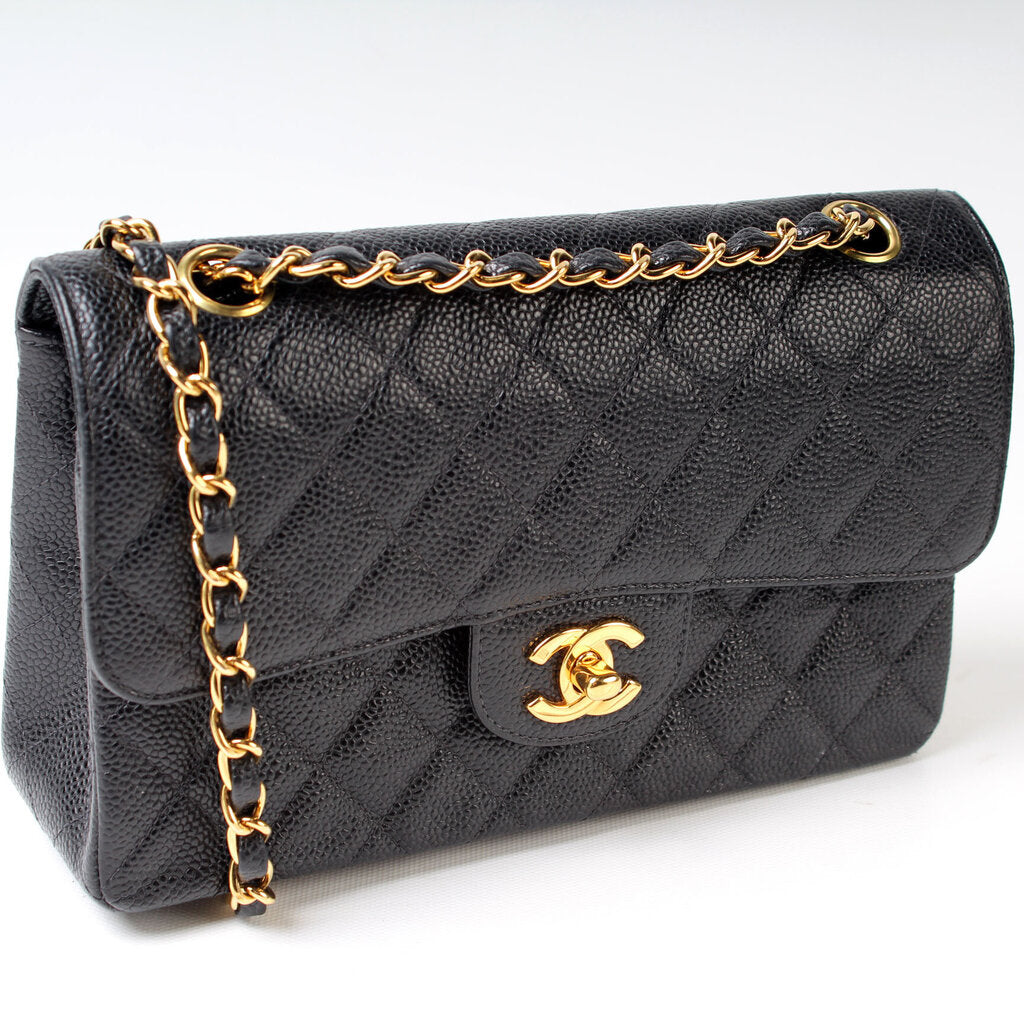 Chanel Classic Flap Caviar 6M Small Handbag