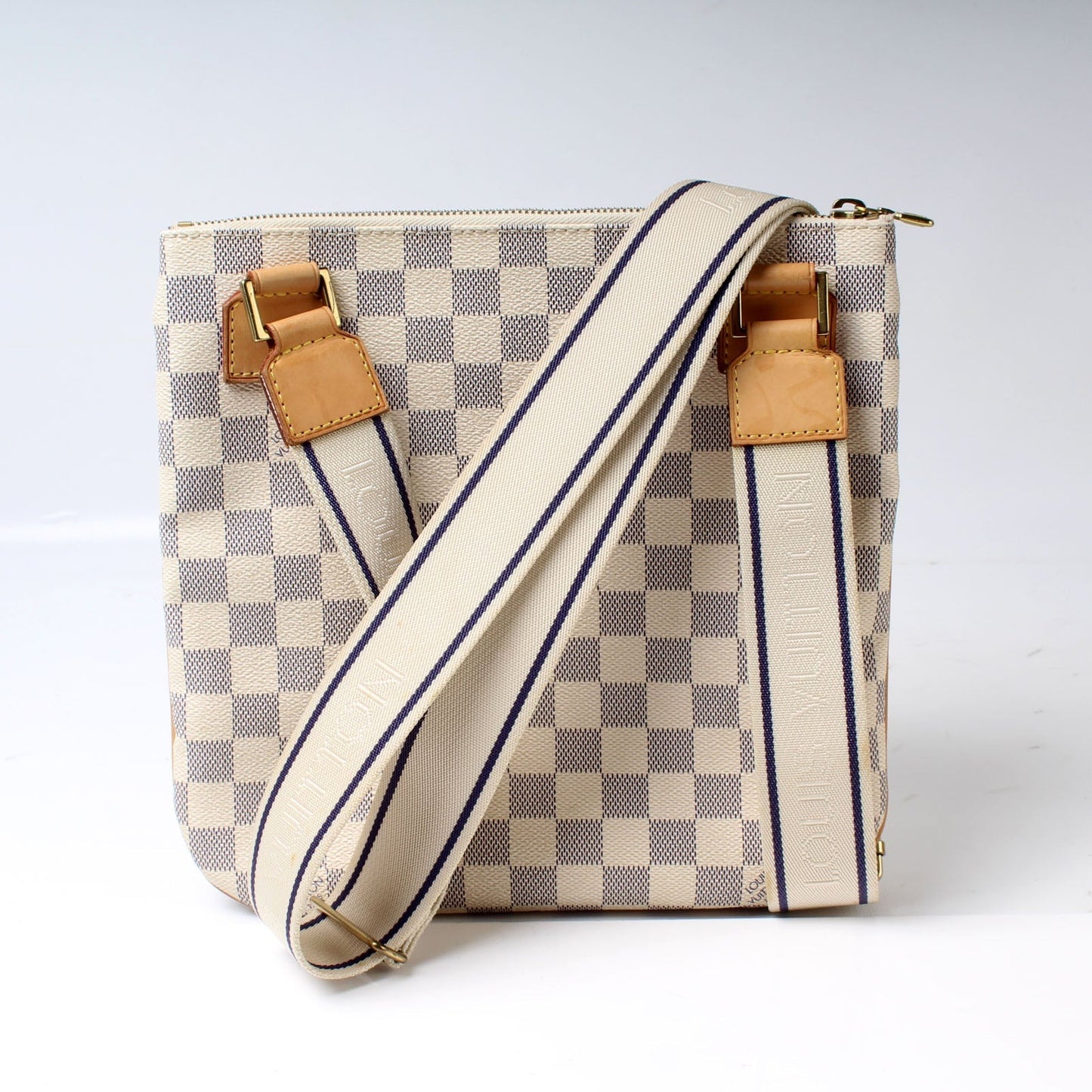 Louis Vuitton Pochette Bosphore Azur Damier Clutch Bag Azur 10