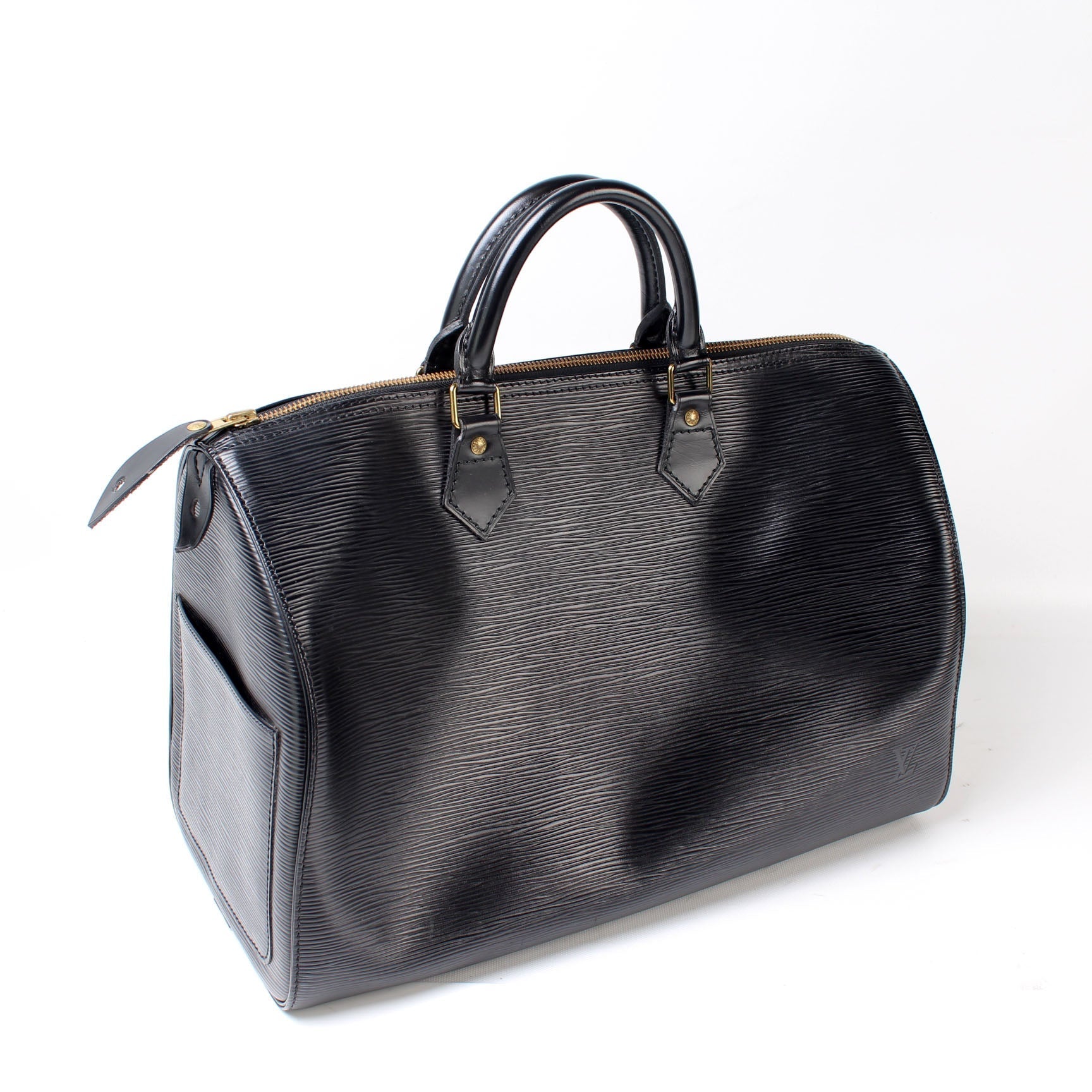 Louis Vuitton Speedy 35 Epi Handbag Epi 9