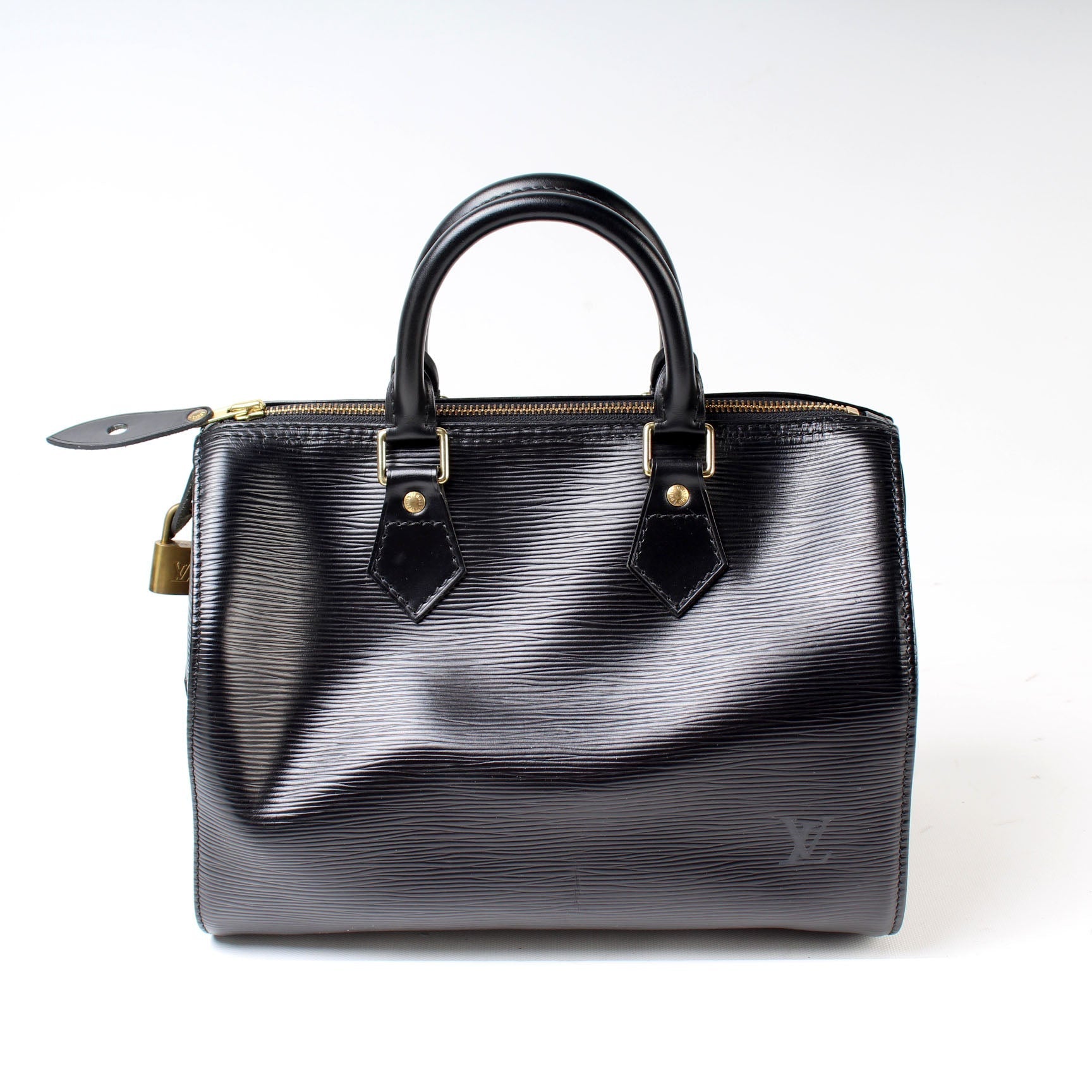 Louis Vuitton Speedy 25 Epi Handbag Epi 9