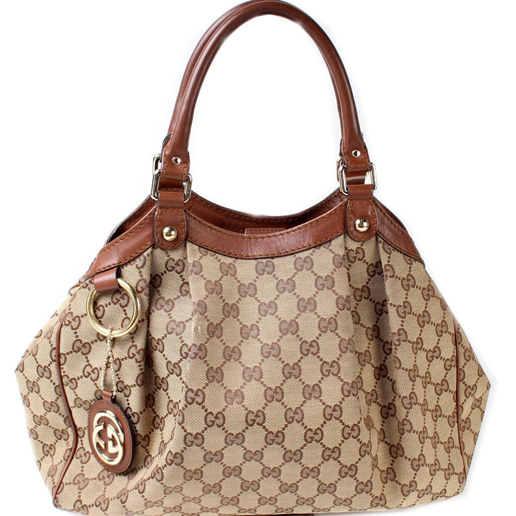 Gucci Sukey Canvas Tote Bag