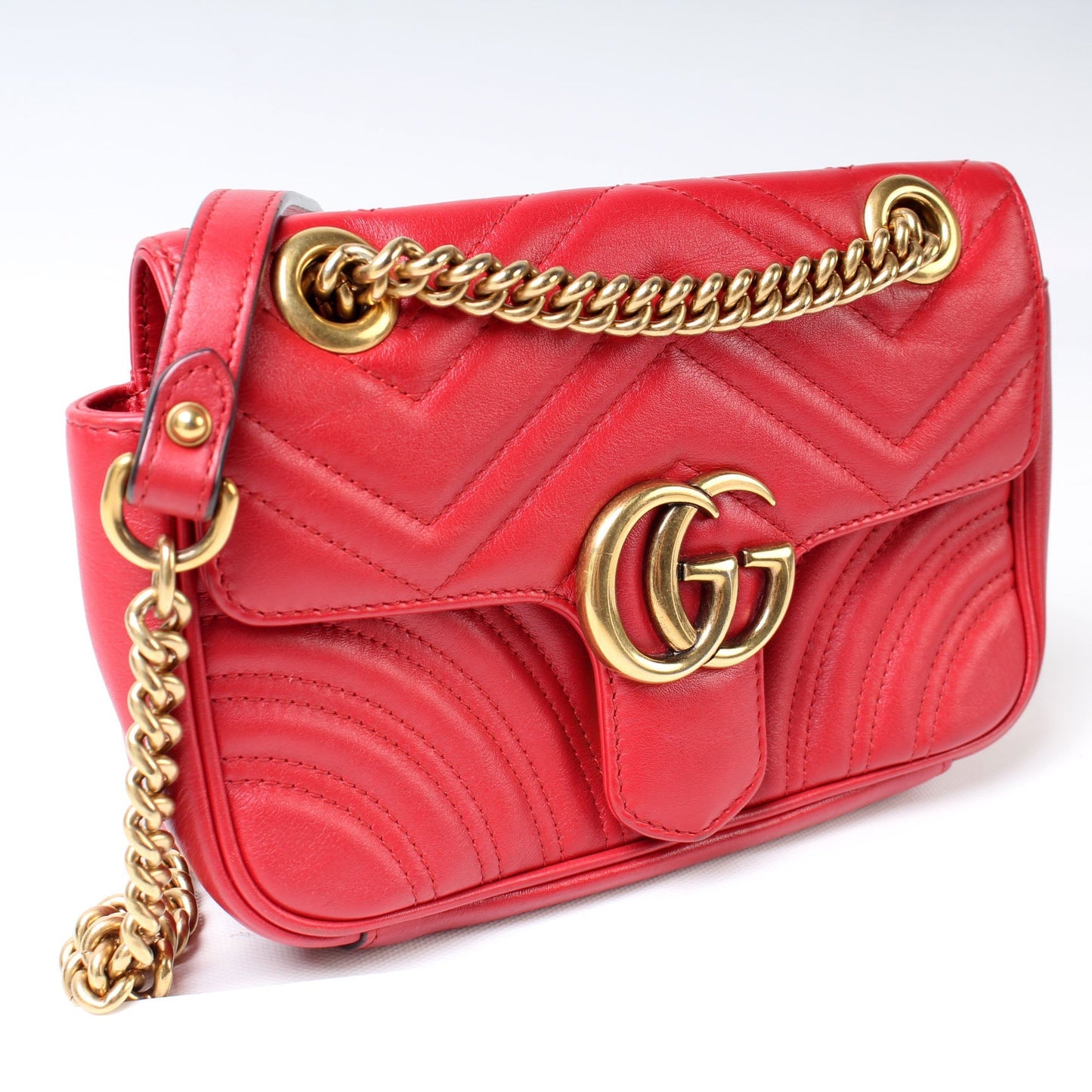 Gucci Marmont Mini Flap Shoulder Bag Flap 1