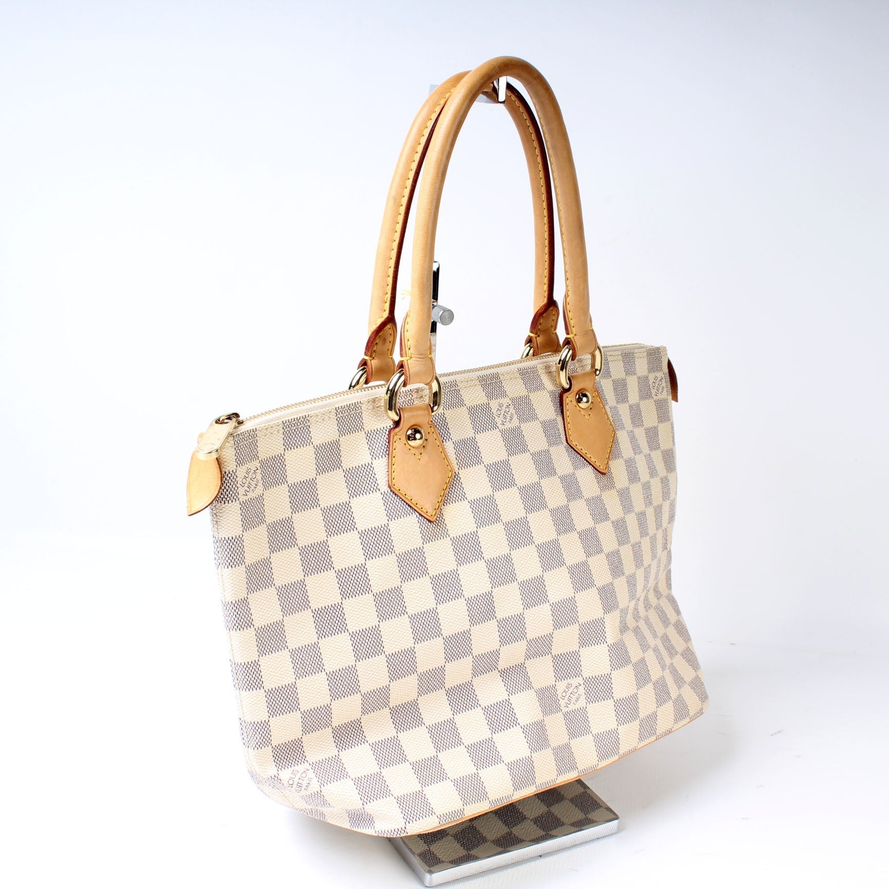Louis Vuitton Saleya Azur PM Damier Handbag Azur 4