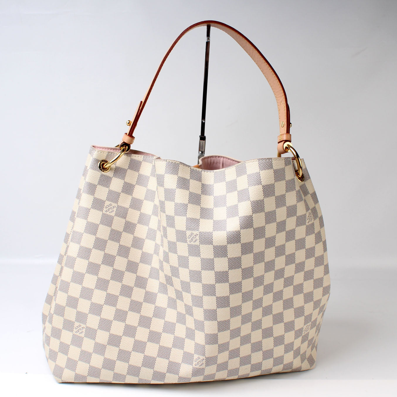 Louis Vuitton Graceful MM Azur Damier Handbag Azur 1F709A17