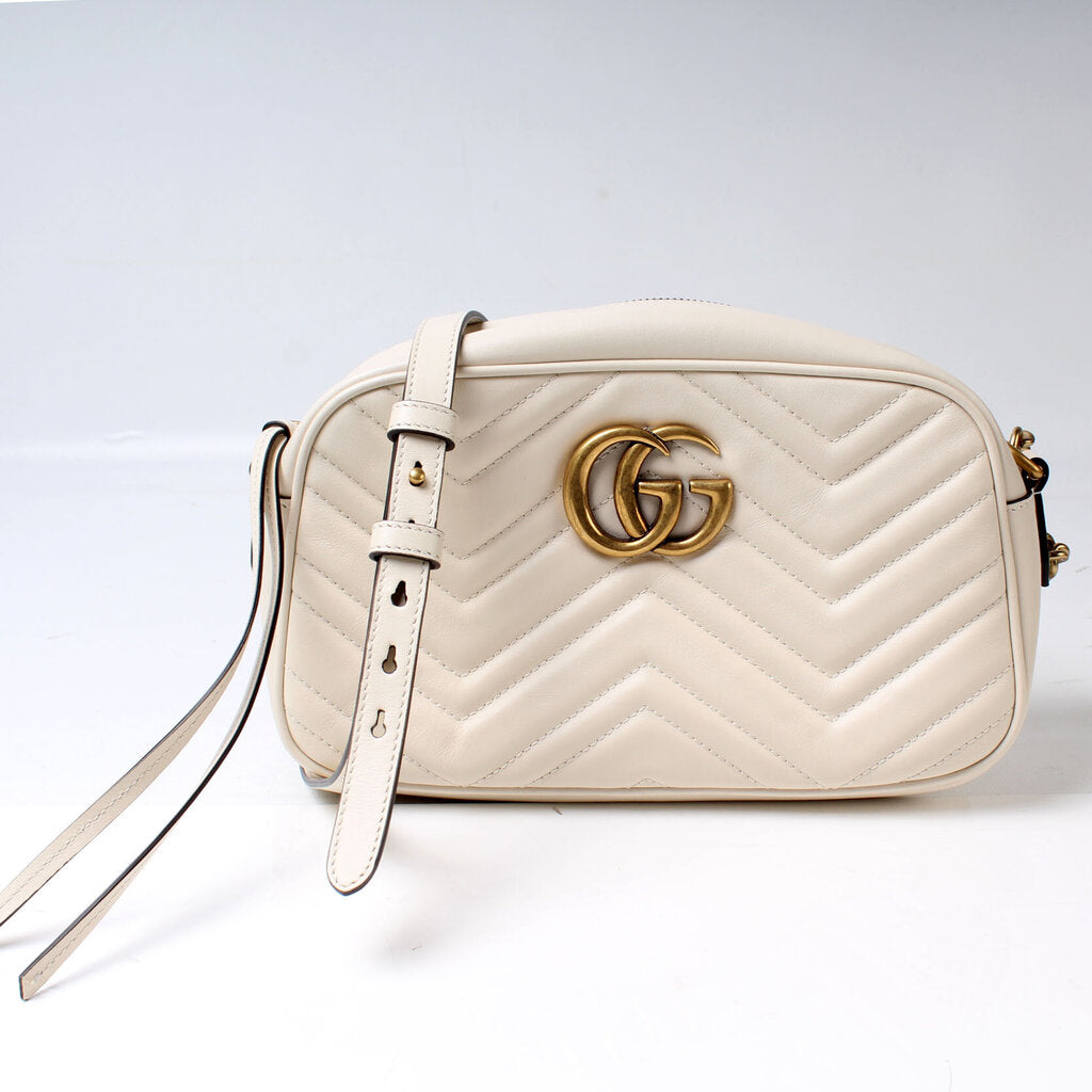Gucci Marmont Camera Leather Small Crossbody Bag Bag Acb3F4Cb