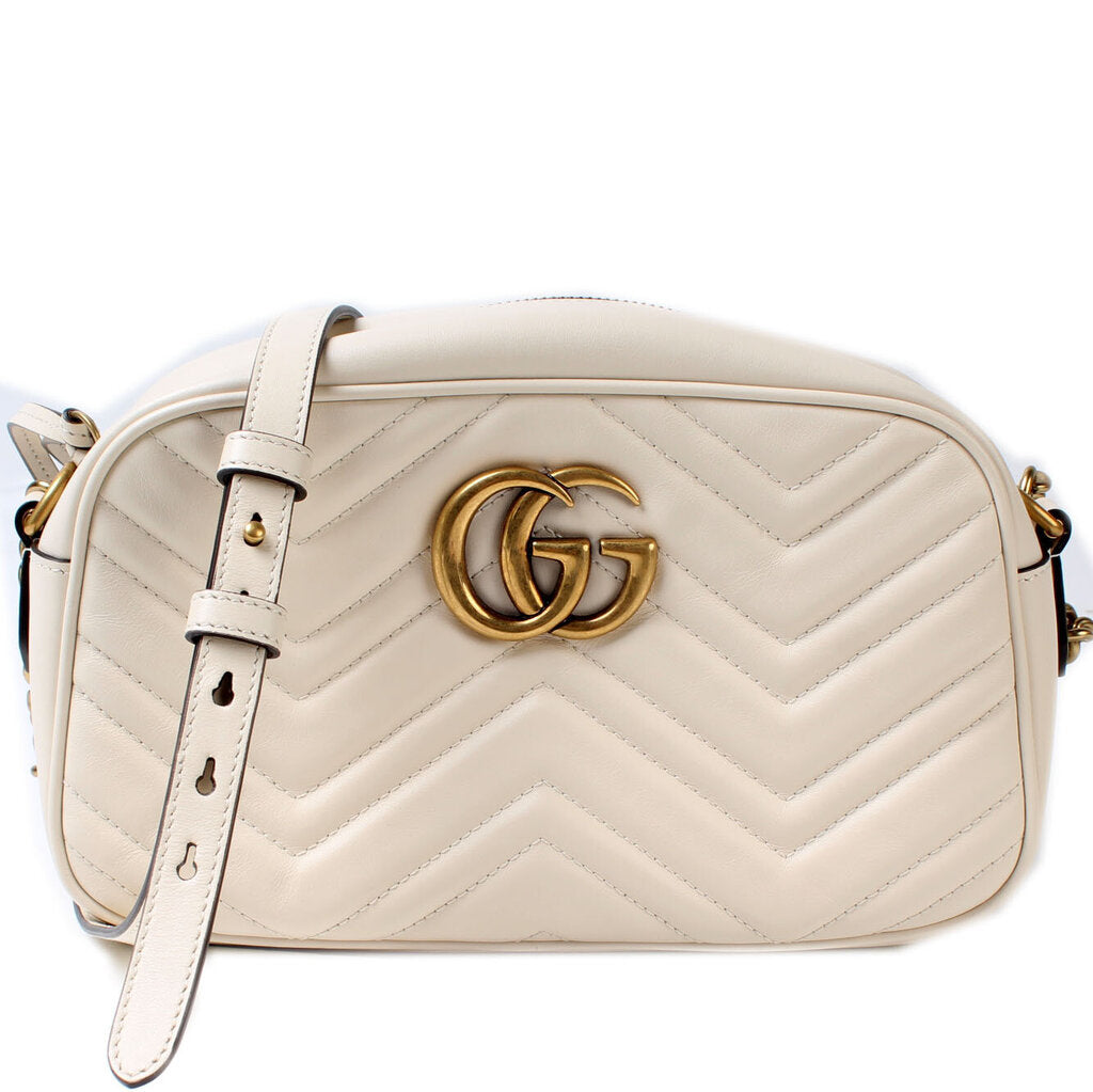 Gucci Marmont Camera Leather Small Crossbody Bag Bag Acb3F4Cb