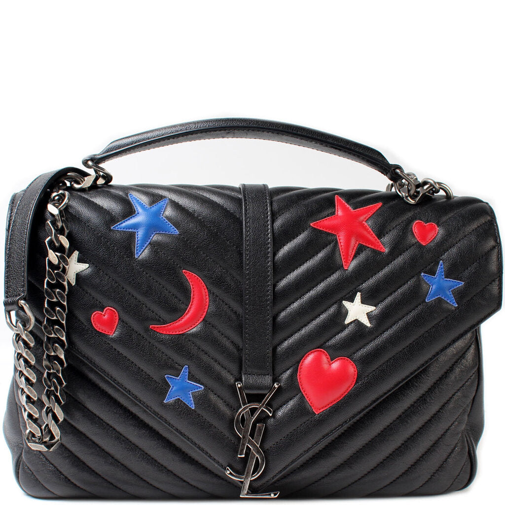 YSL Saint Laurent Saint Laurent College Stars Bag Large Travel Bag