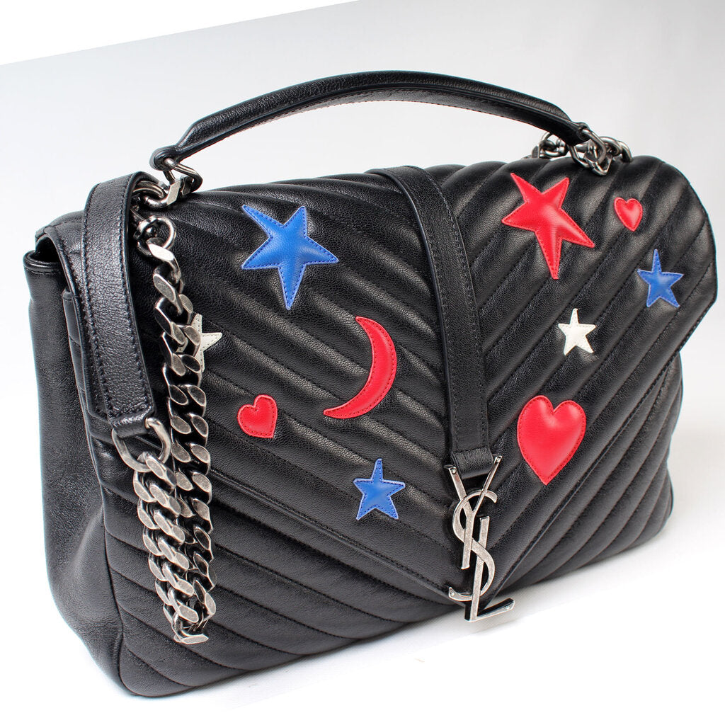 YSL Saint Laurent Saint Laurent College Stars Bag Large Travel Bag