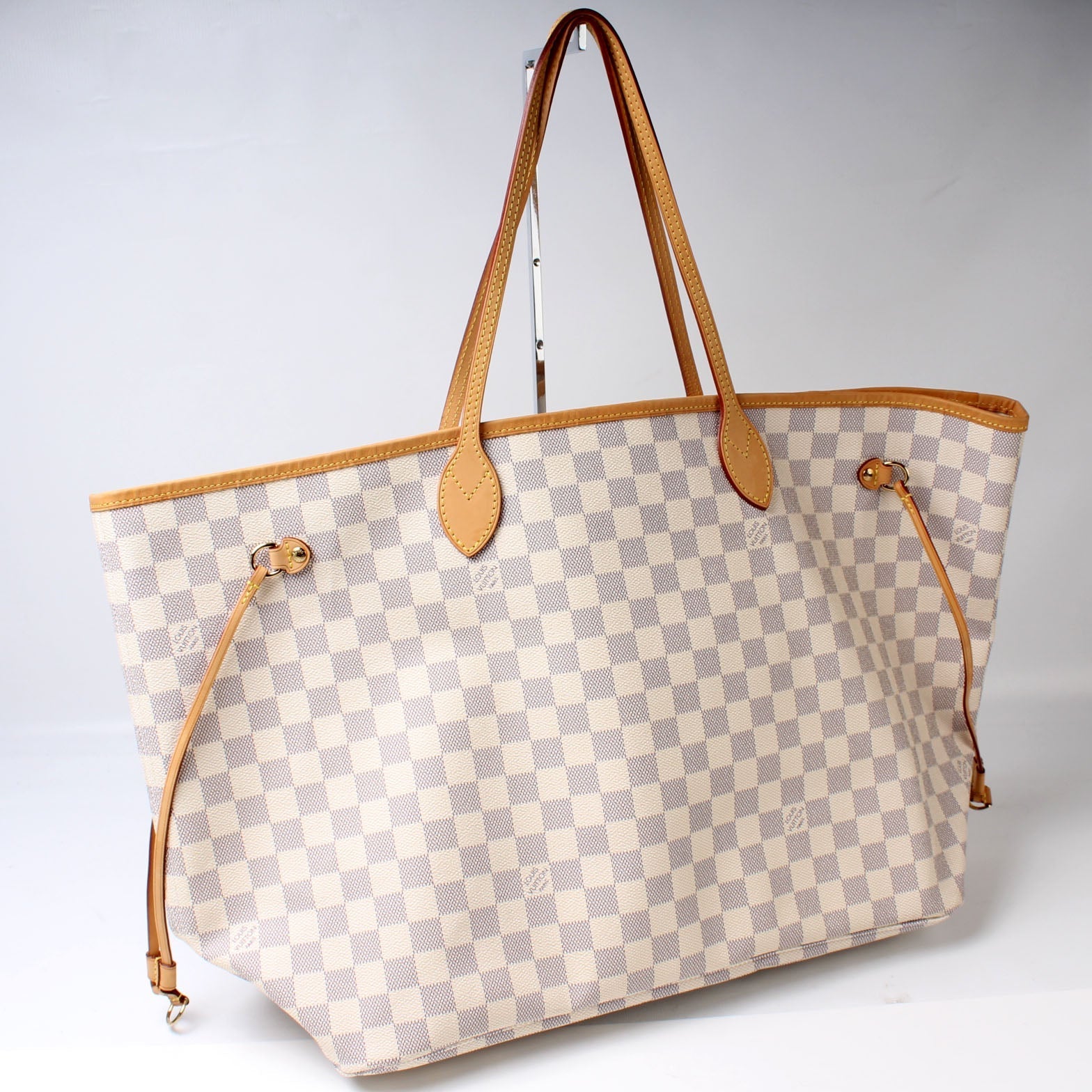Louis Vuitton Neverfull GM Azur Damier Tote Bag Azur 9