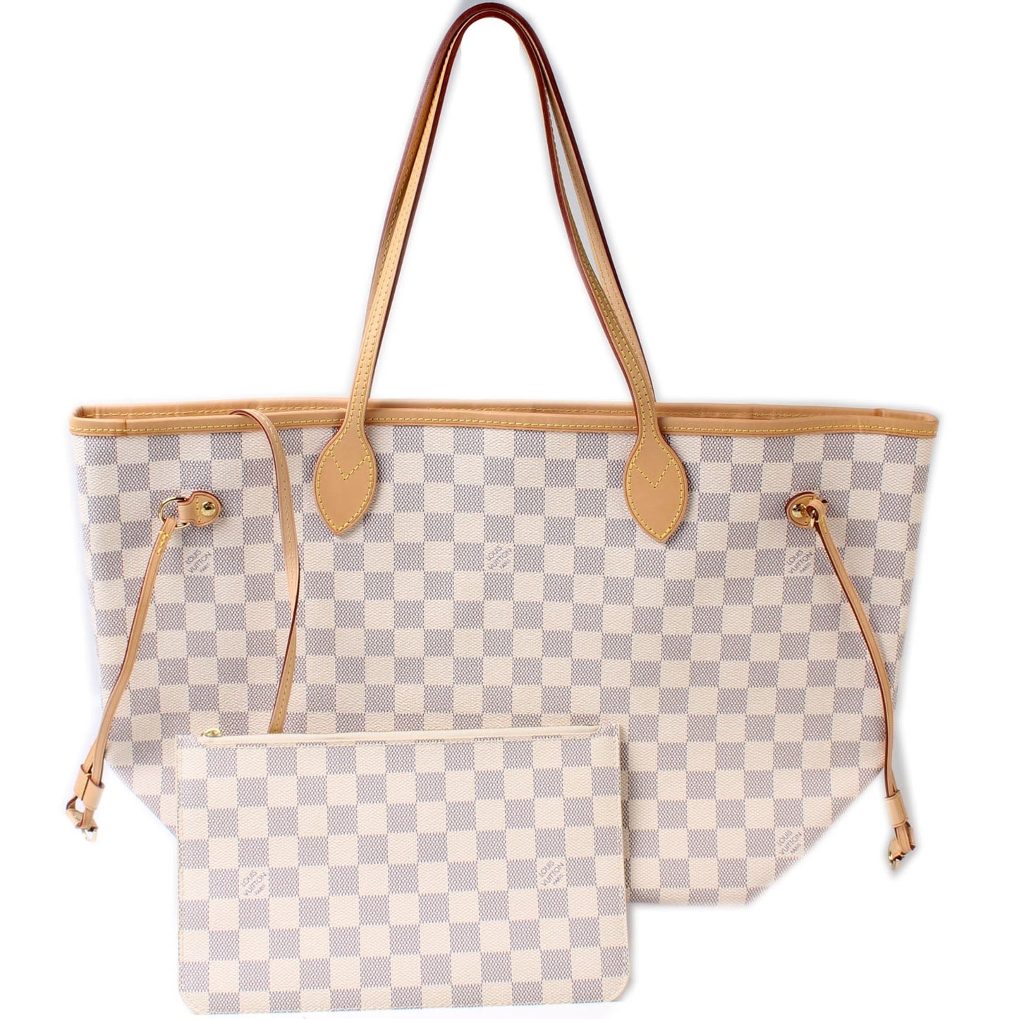Louis Vuitton Neverfull MM Azur Damier Wallet Case