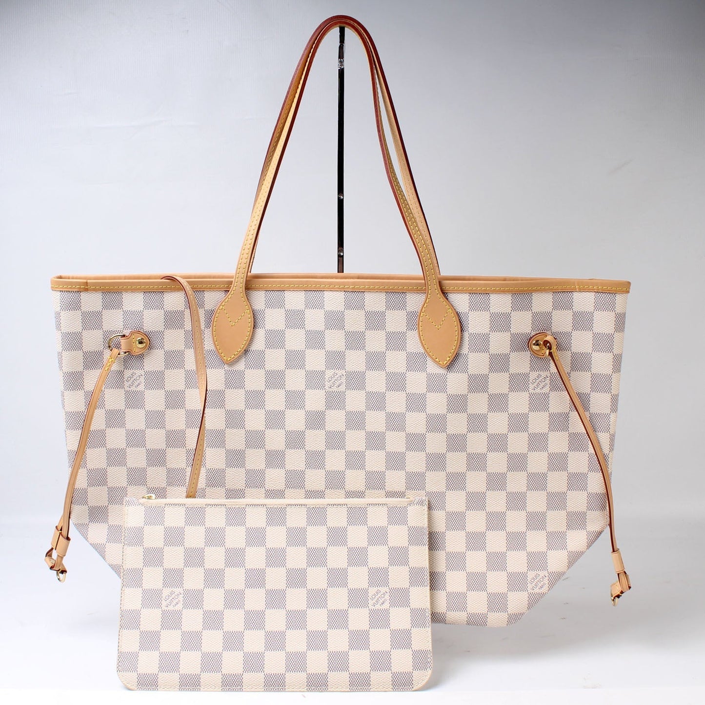 Louis Vuitton Neverfull MM Azur Damier Wallet Case