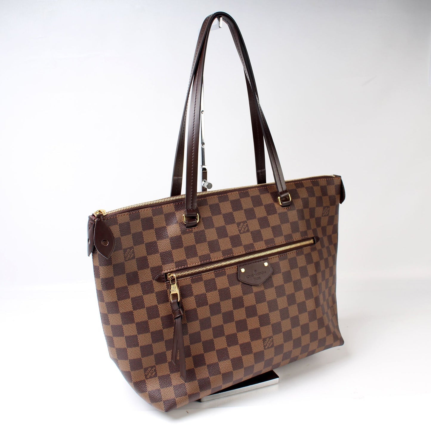 Louis Vuitton Iena MM Ebene Damier Handbag Ebene 6Fbd6Def