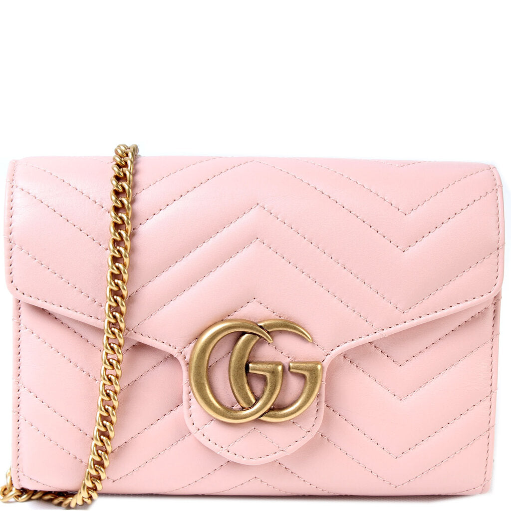 Gucci Marmont Chain Wallet Case Wallet 2A712Bab
