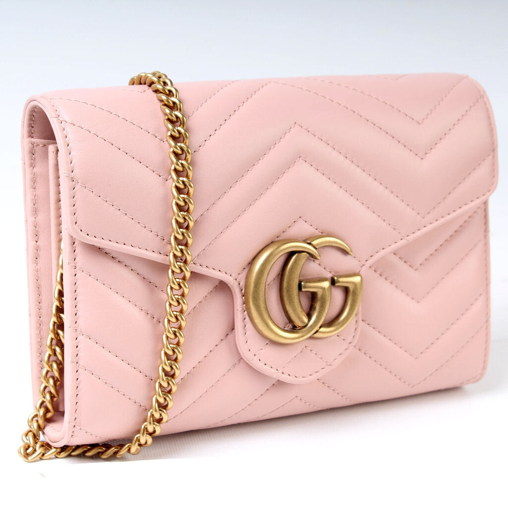 Gucci Marmont Chain Wallet Case Wallet 2A712Bab