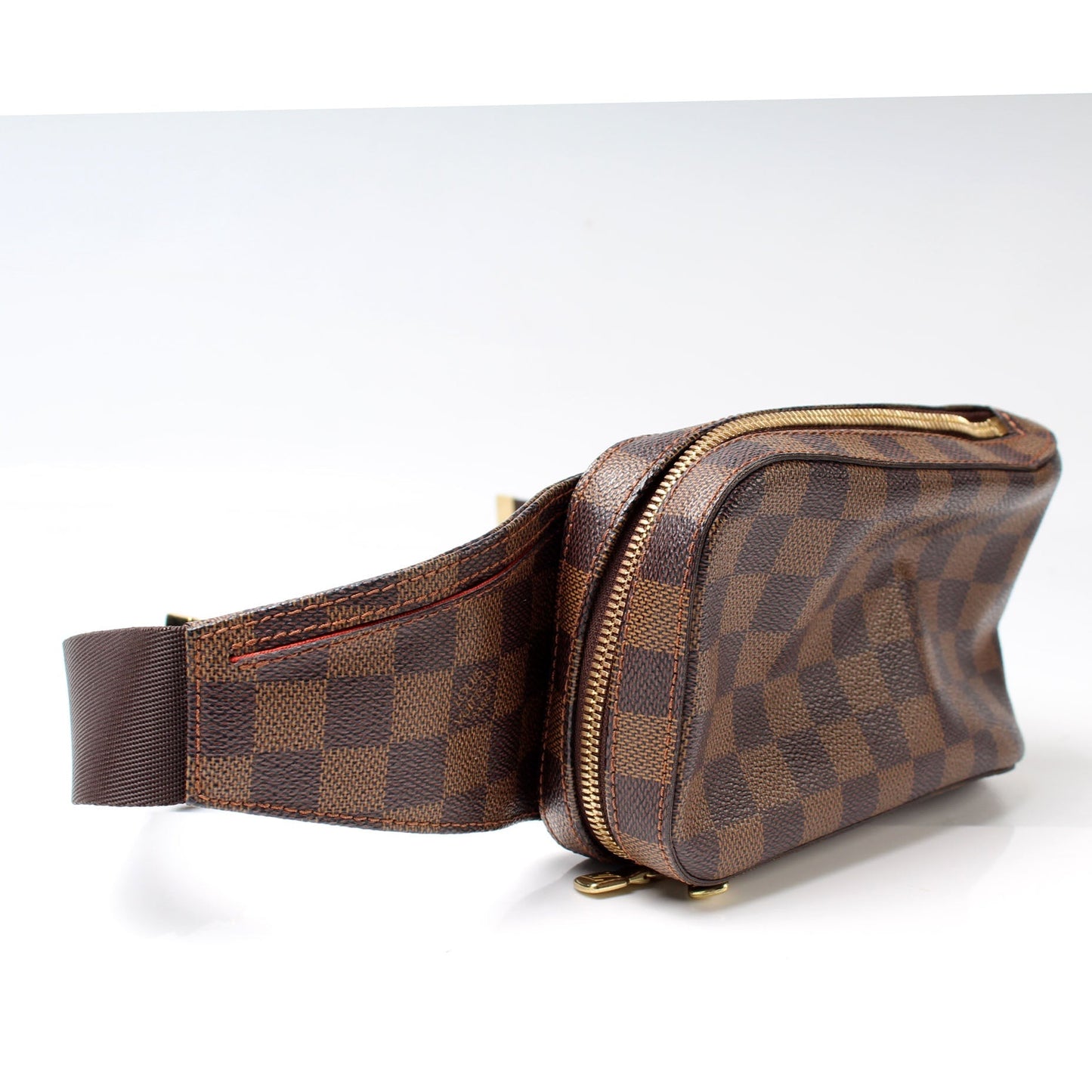 Louis Vuitton Geronimos Ebene Damier Handbag Ebene Bd0777Fa