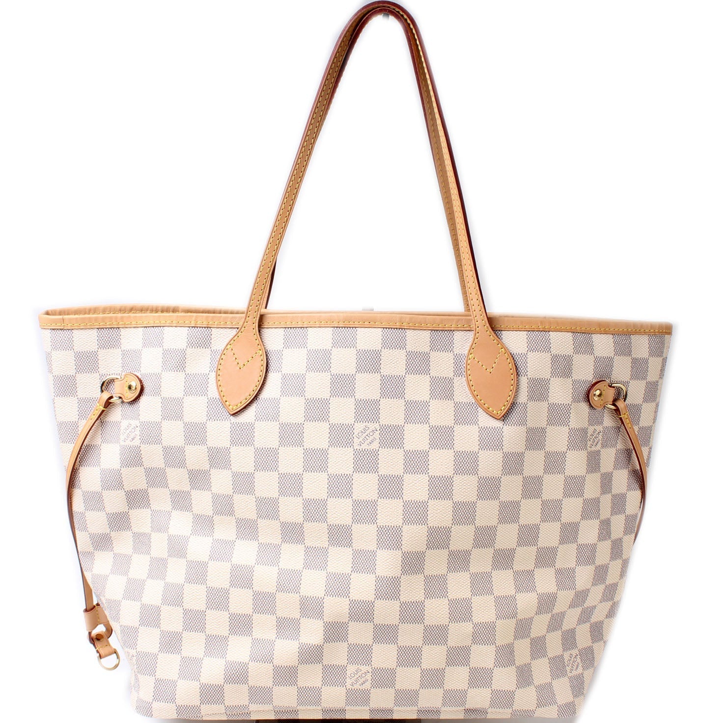 Louis Vuitton Neverfull MM Azur Damier Tote Bag Azur 6Fa1Df13