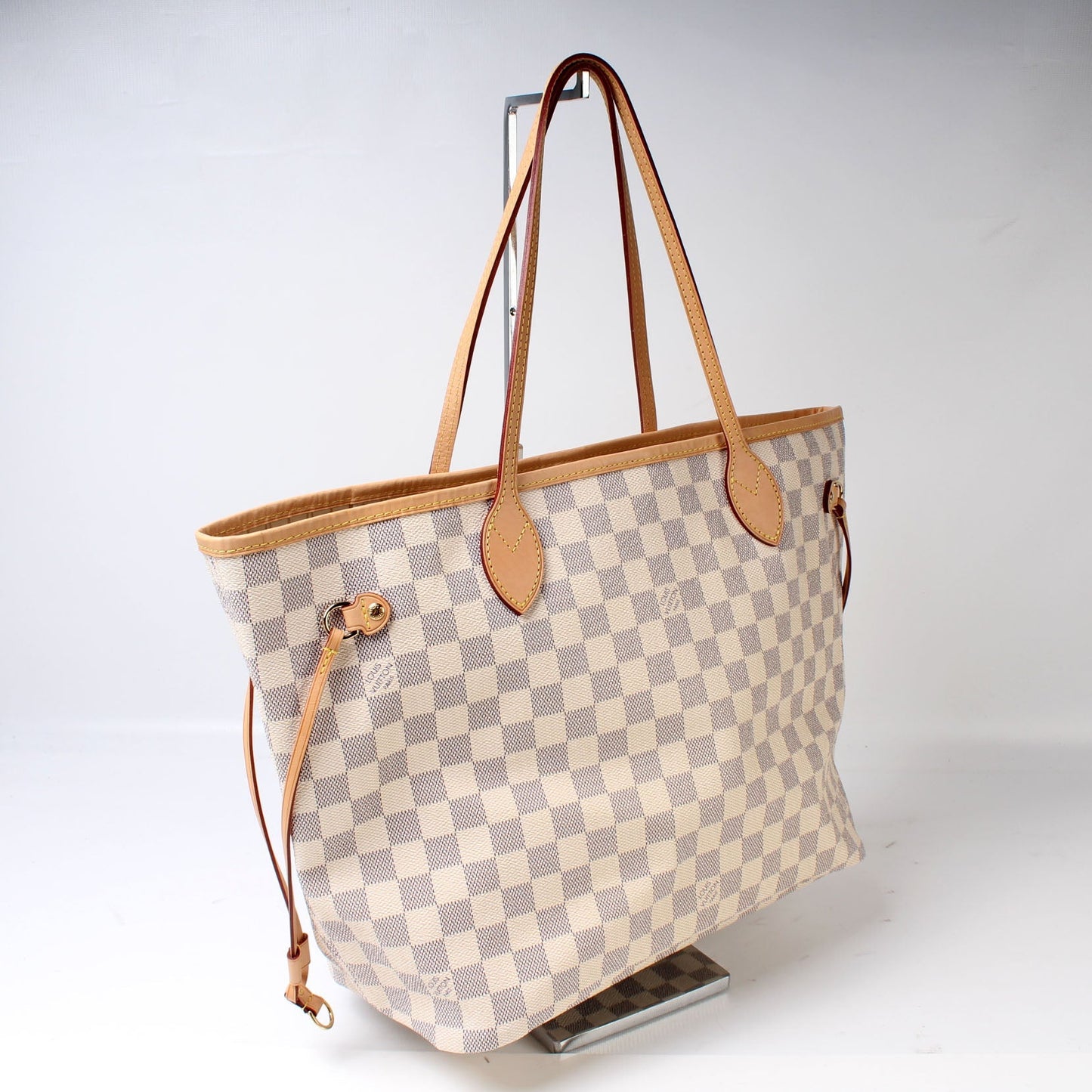 Louis Vuitton Neverfull MM Azur Damier Tote Bag Azur 6Fa1Df13