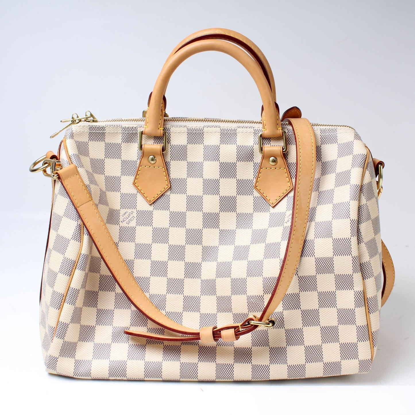 Louis Vuitton Speedy 30 Bandouliere Azur Damier Handbag Azur Db31Eb34