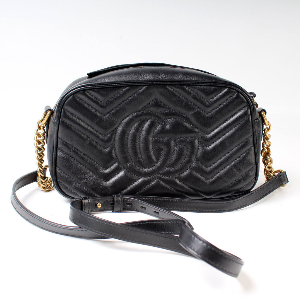 Gucci Marmont Camera Leather Small Crossbody Bag Camera 80159Cf0