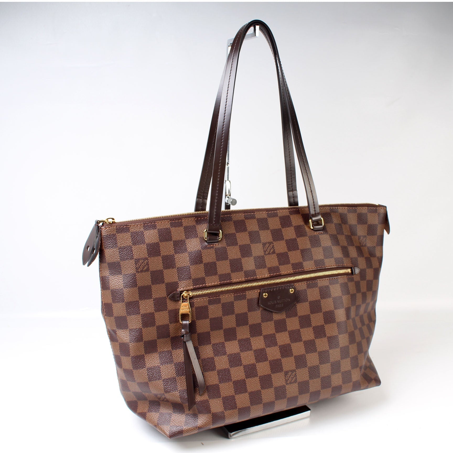 Louis Vuitton Iena MM Ebene Damier Handbag Ebene 5