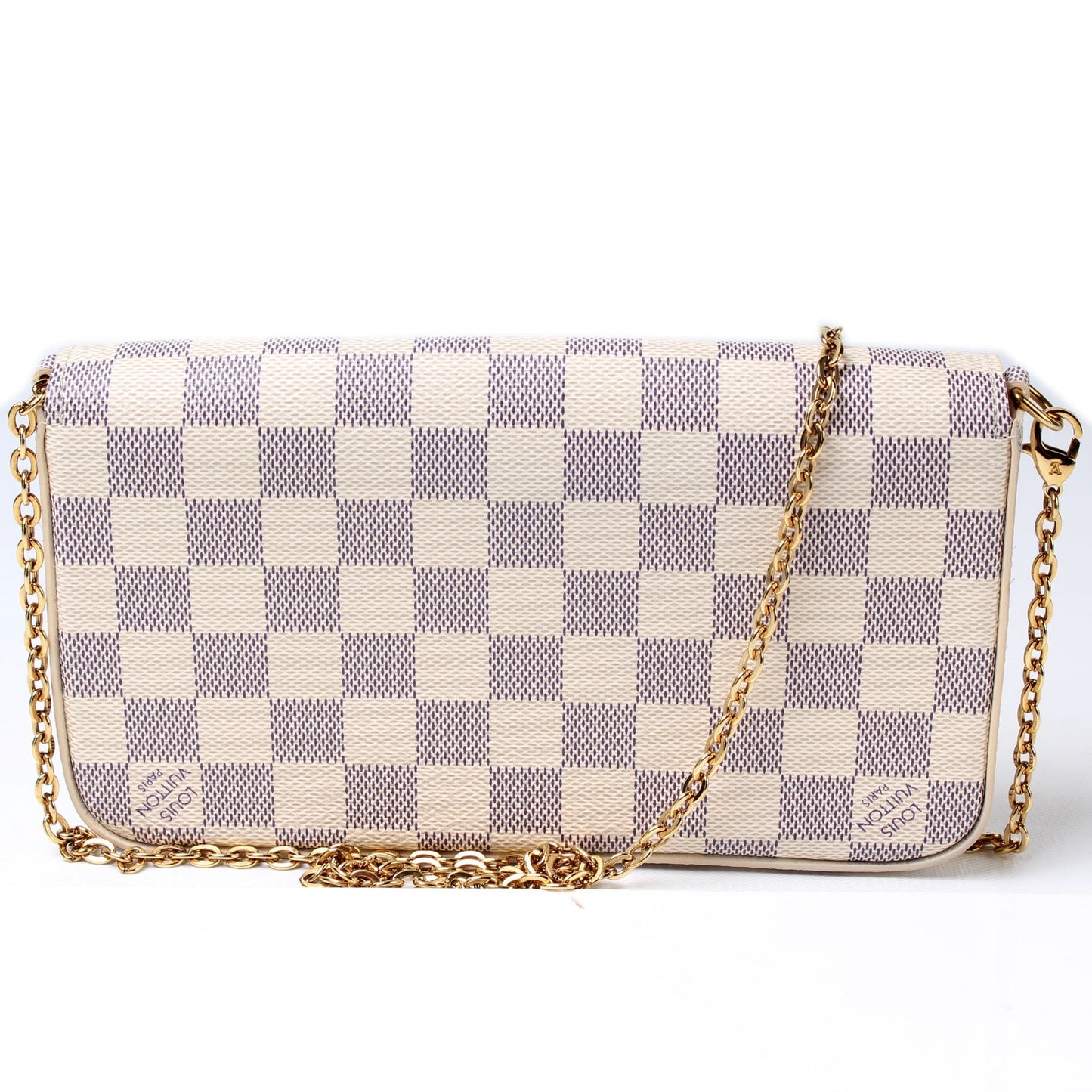 Louis Vuitton Pochette Felicie Azur Damier Clutch Bag Azur 5C88Ab5A