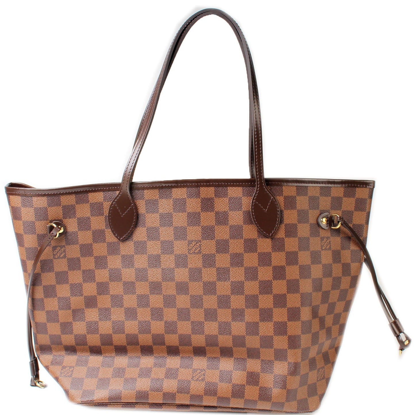 Louis Vuitton Neverfull MM Ebene Damier Tote Bag Damier Ebene