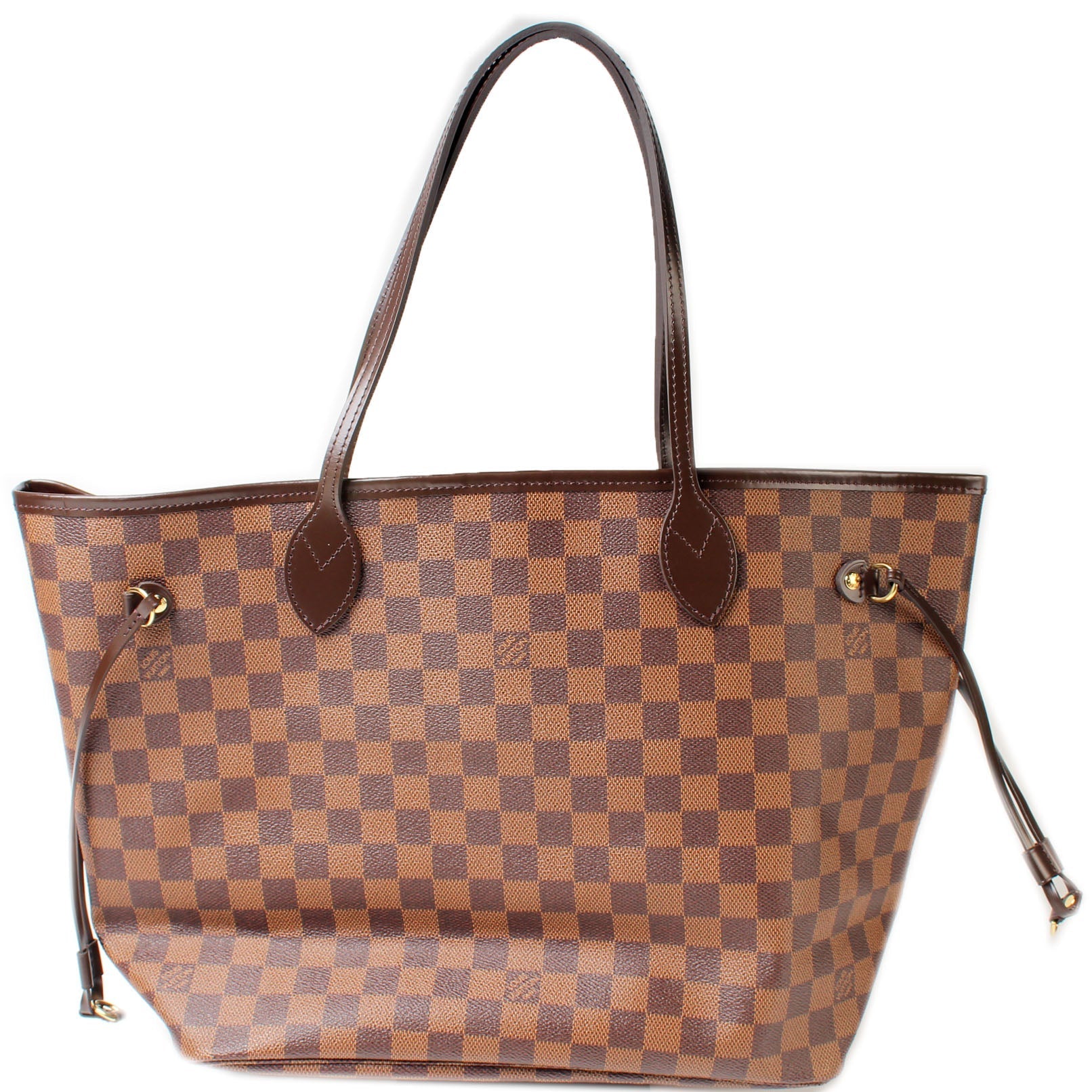 Louis Vuitton Neverfull MM Ebene Damier Tote Bag Damier Ebene