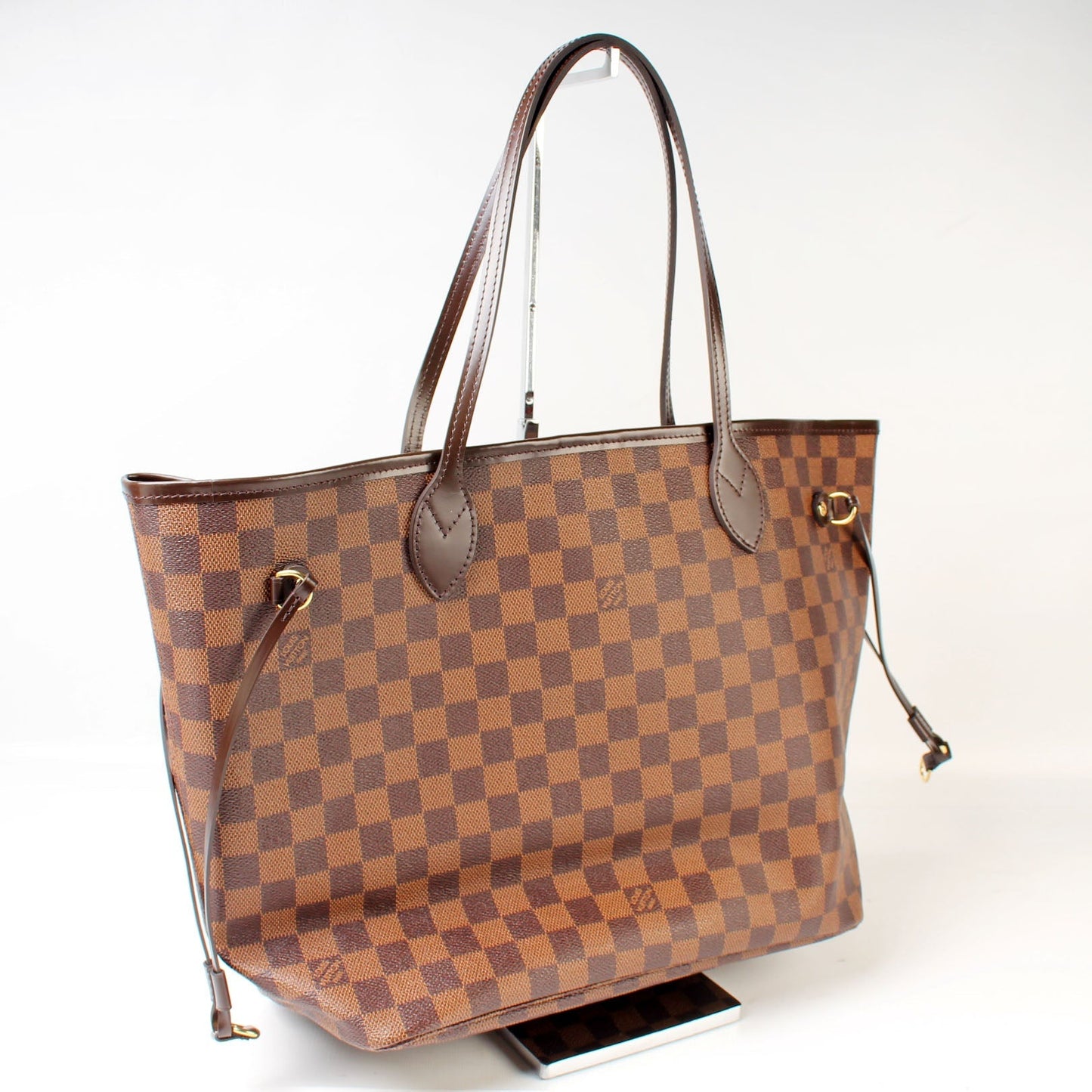 Louis Vuitton Neverfull MM Ebene Damier Tote Bag Damier Ebene