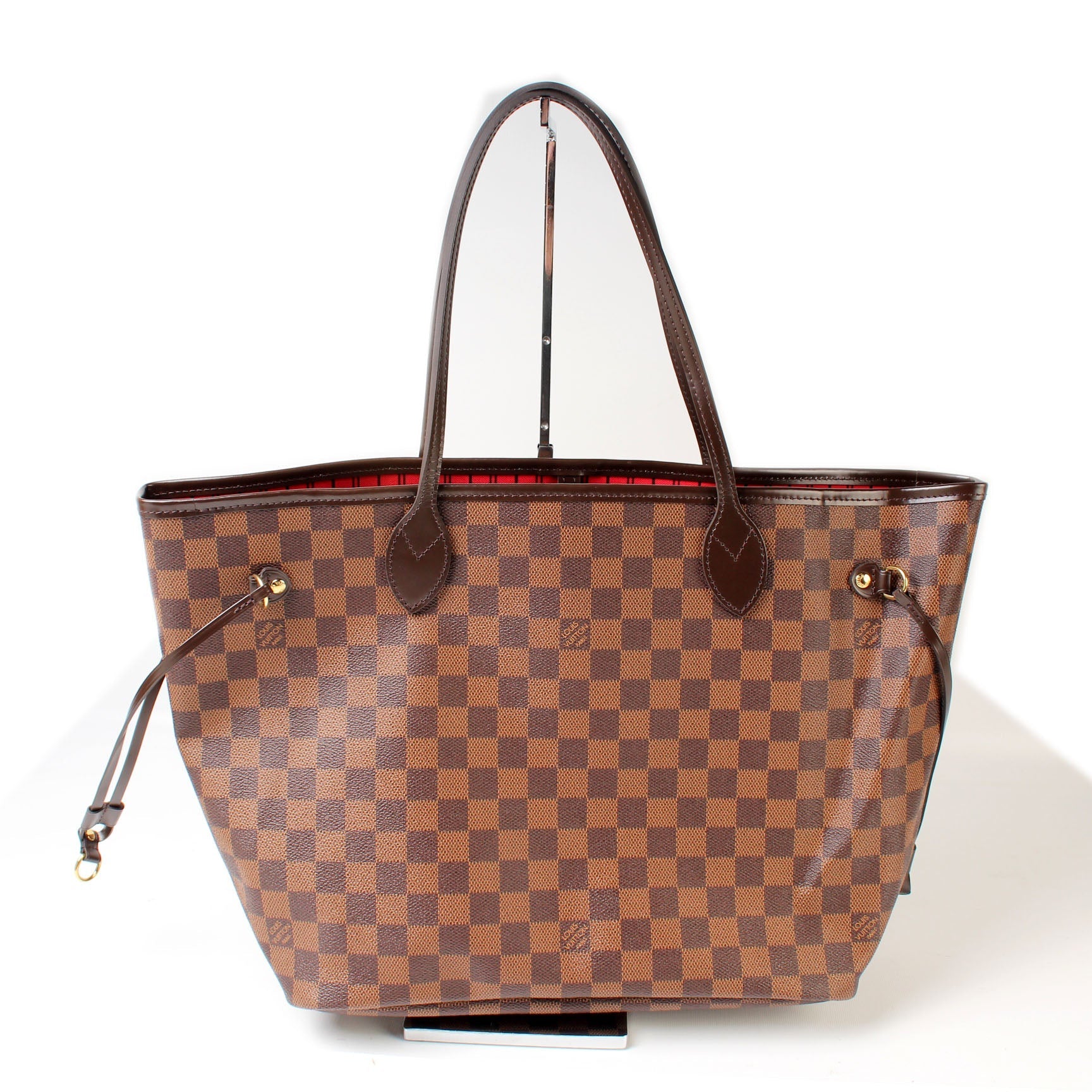 Louis Vuitton Neverfull MM Ebene Damier Tote Bag Damier Ebene