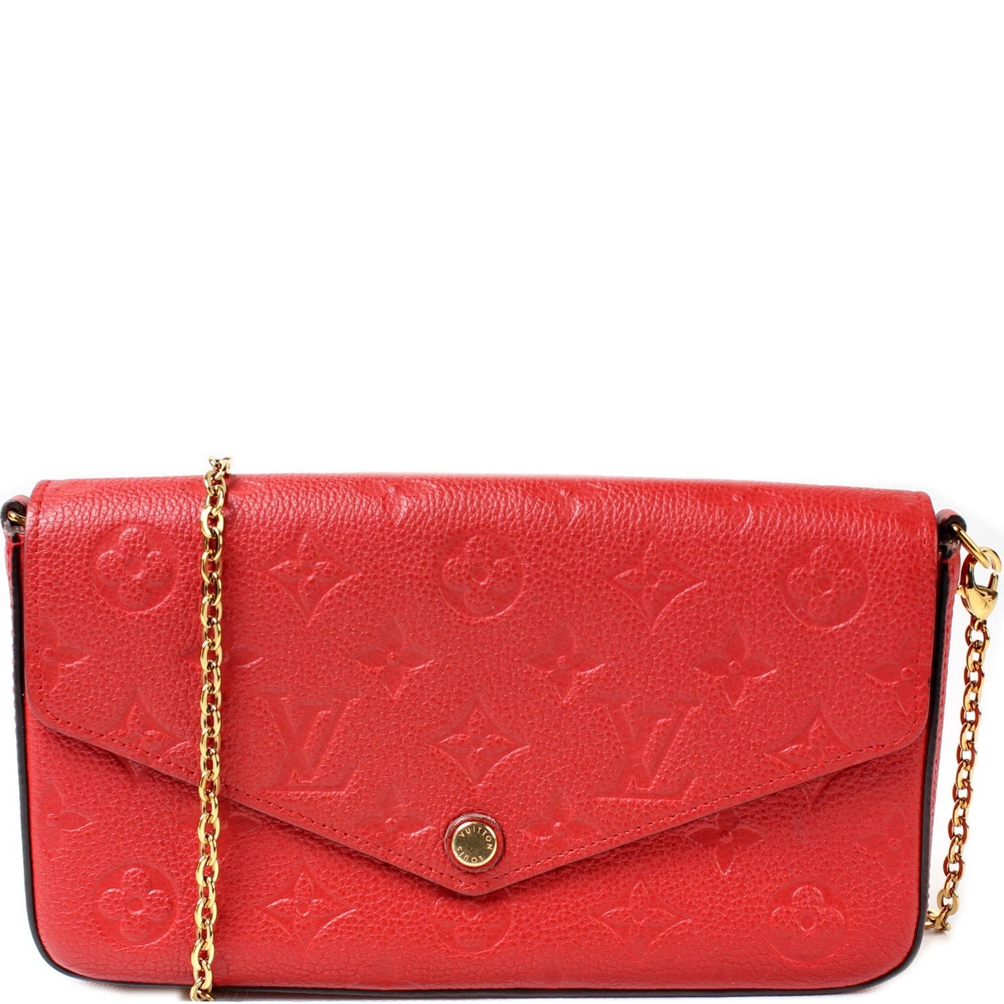 Louis Vuitton Pochette Felicie Empreinte Clutch Bag Empreinte Ee555B17