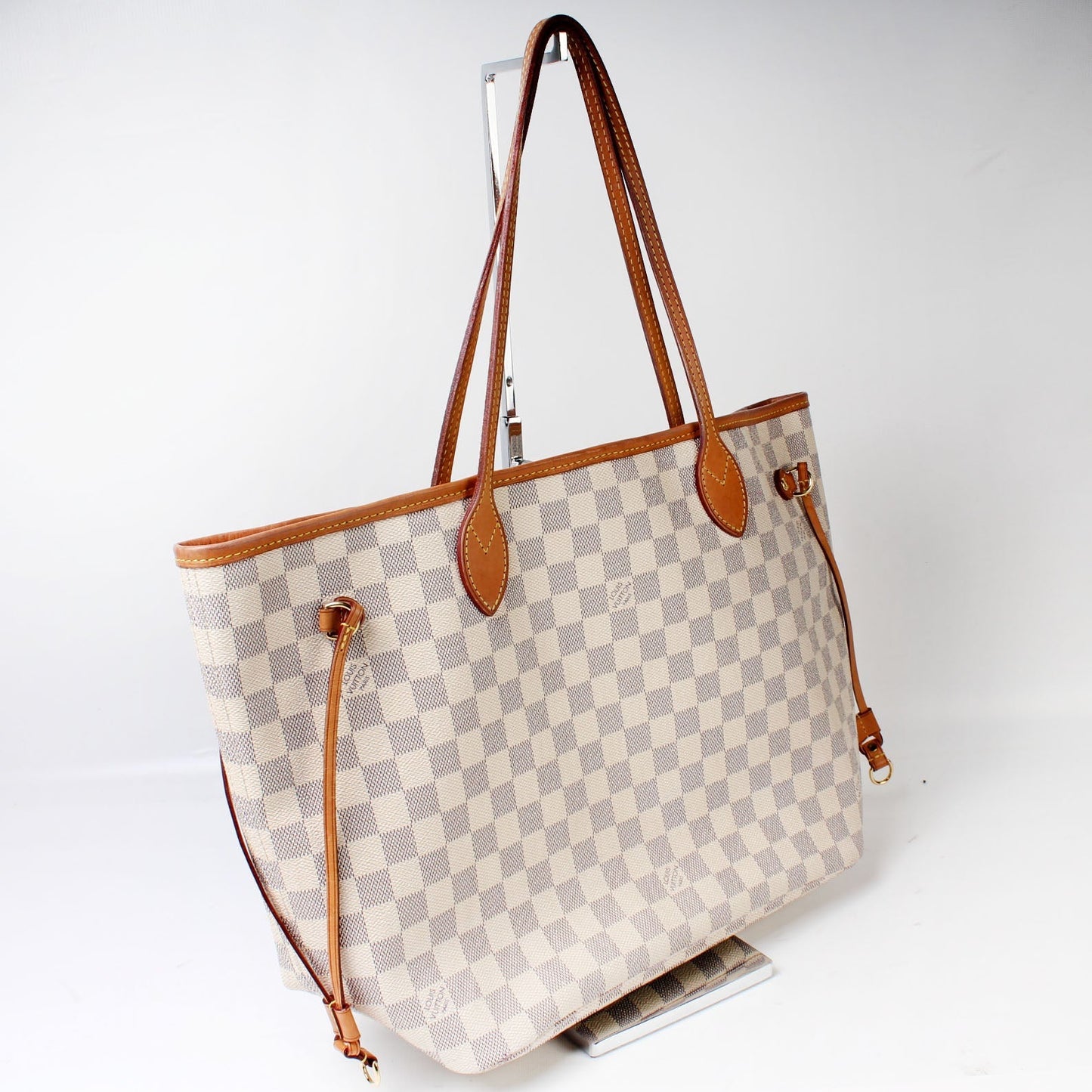 Louis Vuitton Neverfull MM Azur I Damier Tote Bag