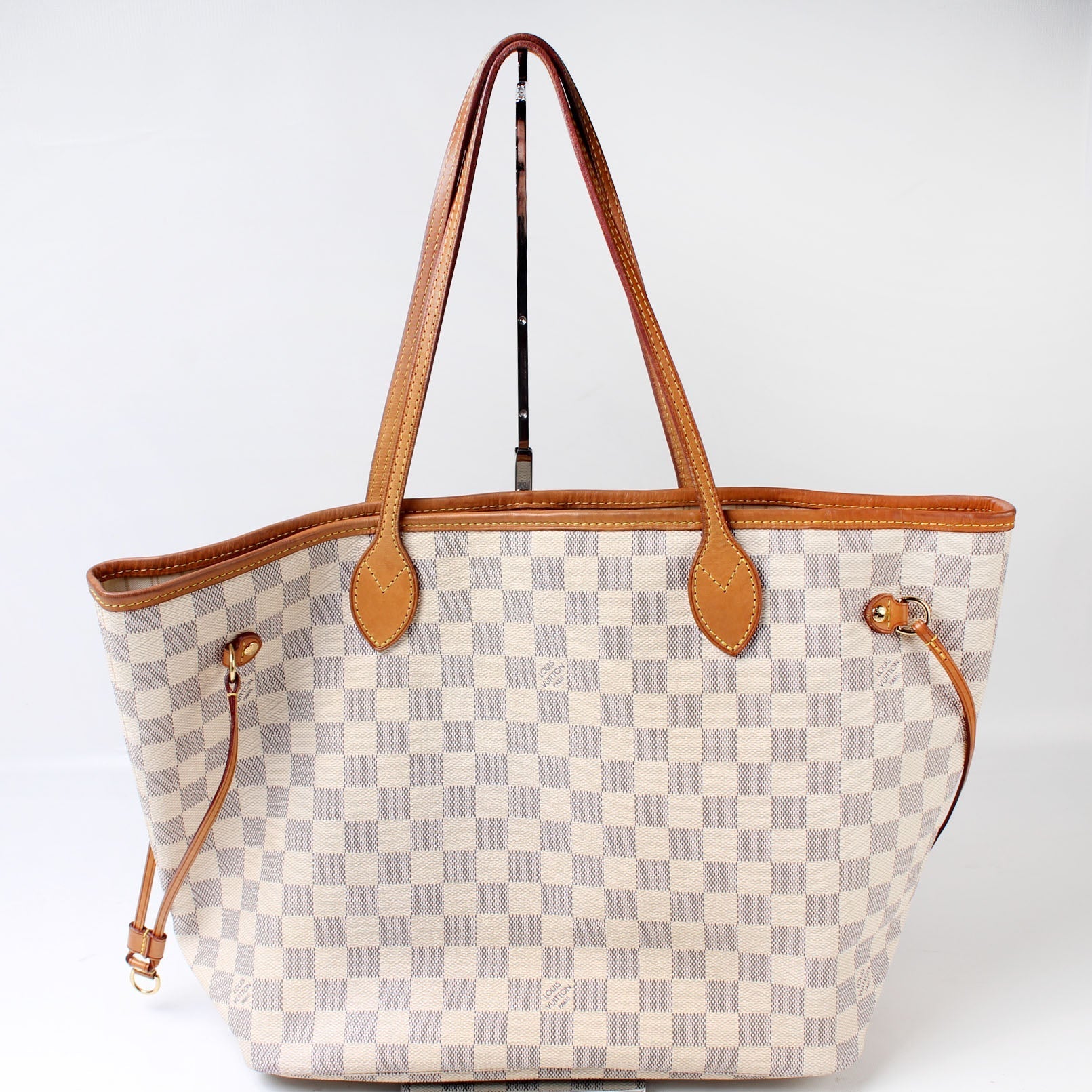Louis Vuitton Neverfull MM Azur I Damier Tote Bag