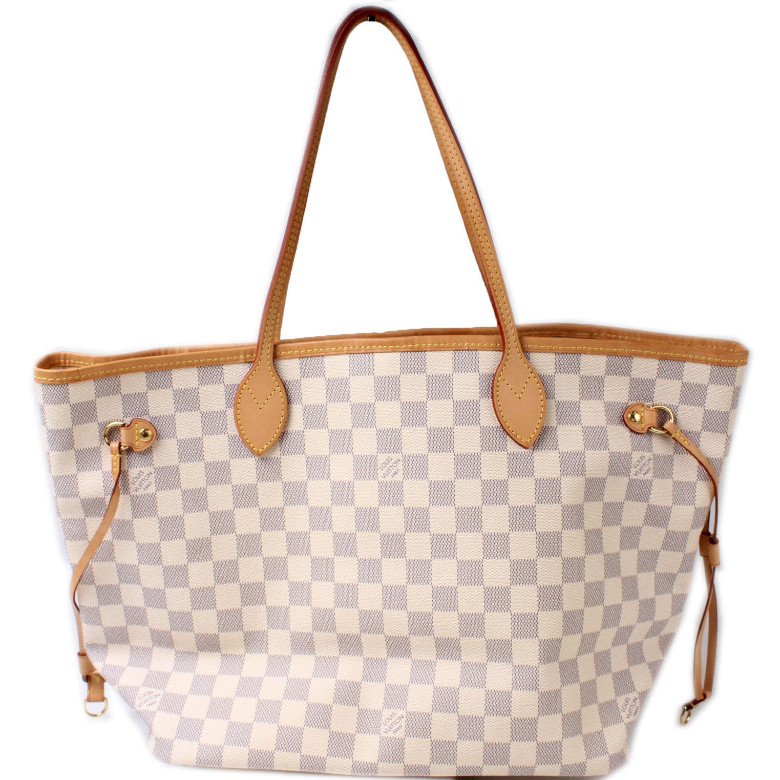 Louis Vuitton Neverfull MM Azur Damier Tote Bag Azur 459780Ff