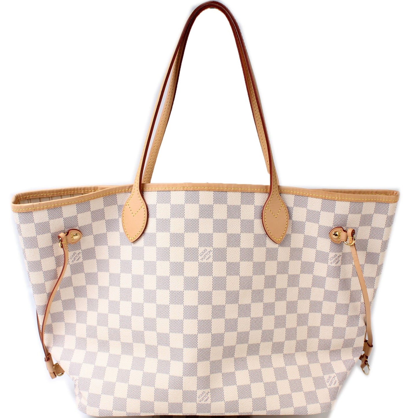 Louis Vuitton Neverfull MM Azur Damier Tote Bag Damier Azur