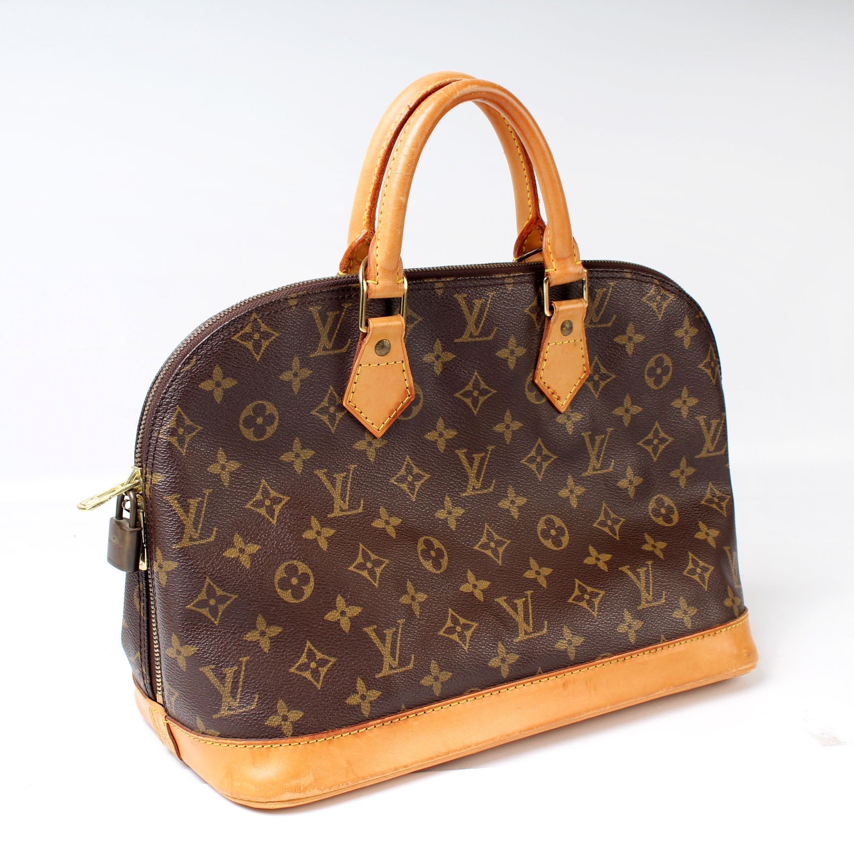 Louis Vuitton Alma MM Older Monogram Handbag