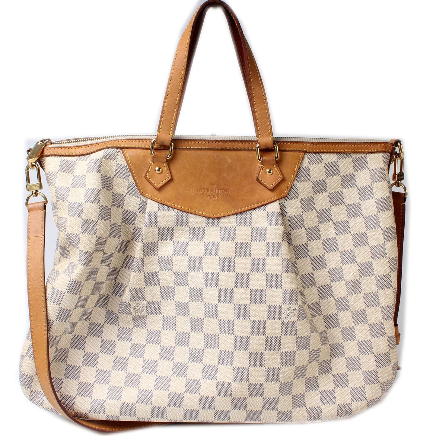 Louis Vuitton Siracusa Azur GM Damier Handbag