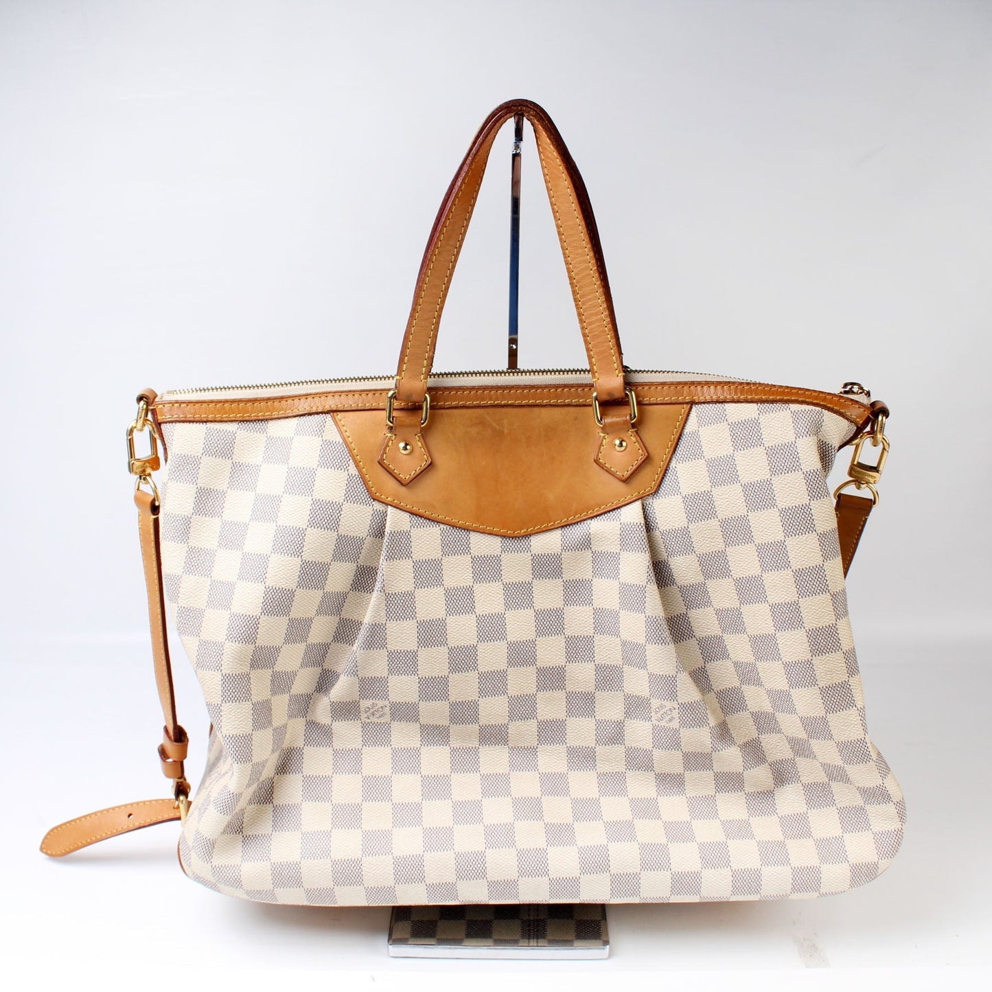 Louis Vuitton Siracusa Azur GM Damier Handbag