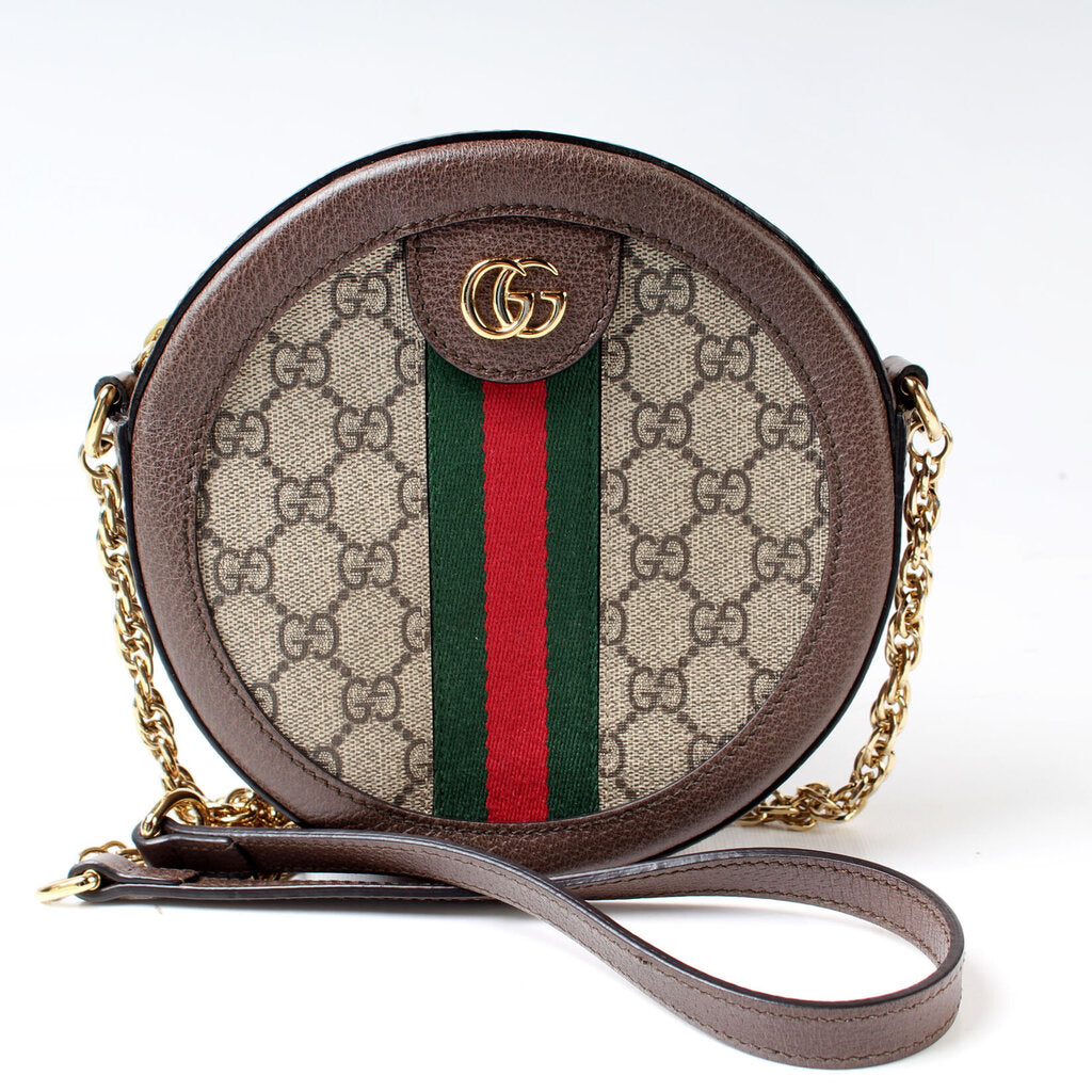 Gucci Ophidia GG Supreme Round Small Crossbody Bag Crossbody 2F021213